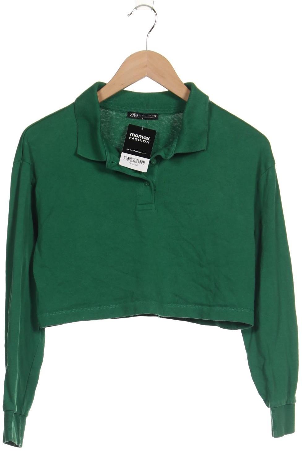 

Zara Damen Poloshirt, grün, Gr. 36