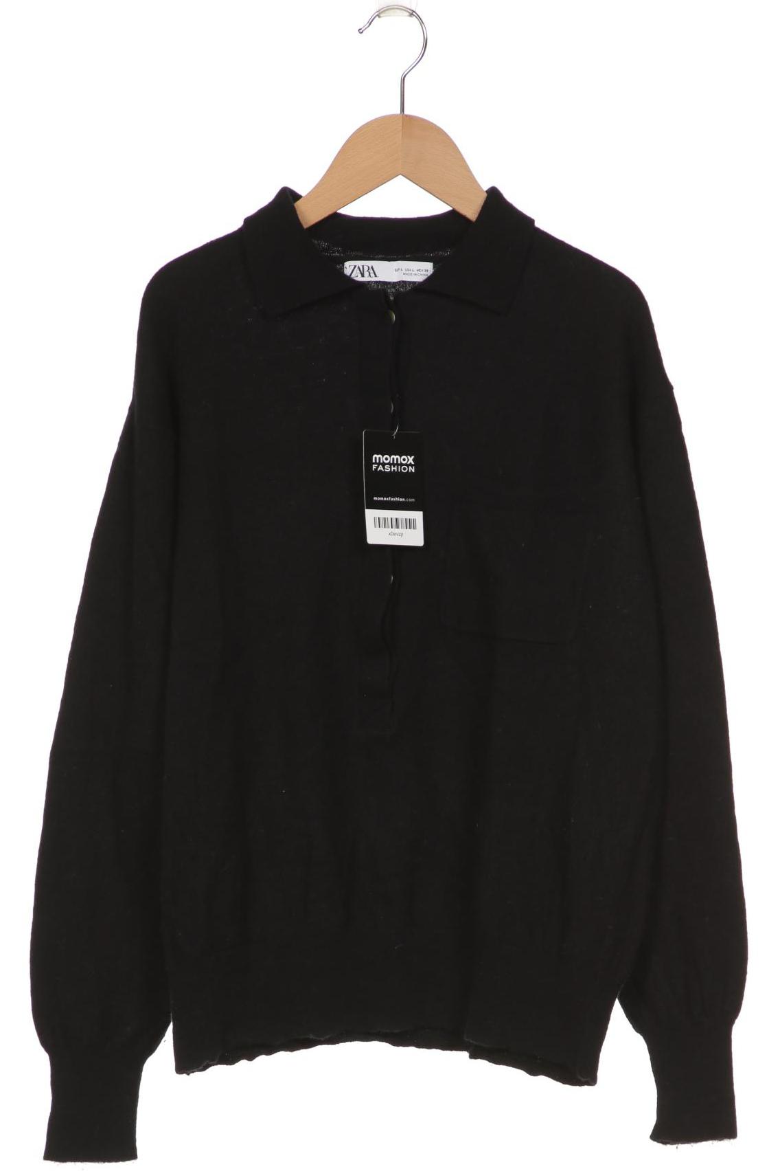 

Zara Damen Poloshirt, schwarz, Gr. 42