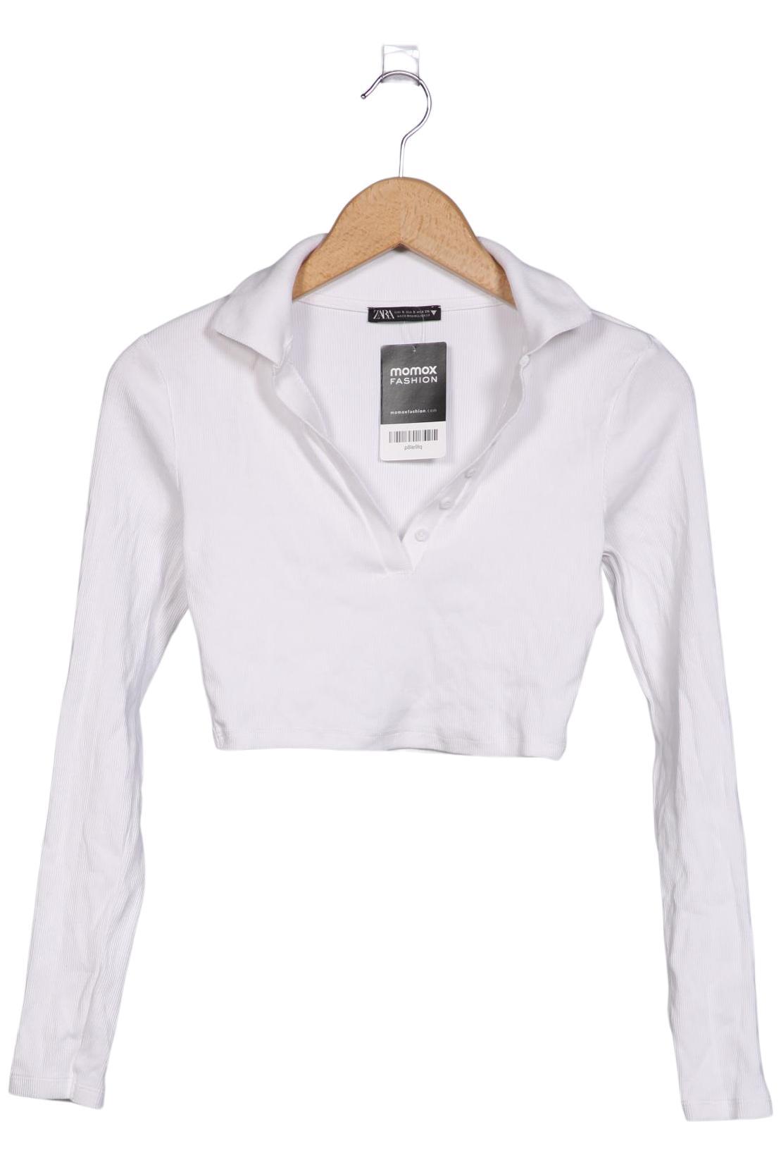 

Zara Damen Poloshirt, weiß, Gr. 36