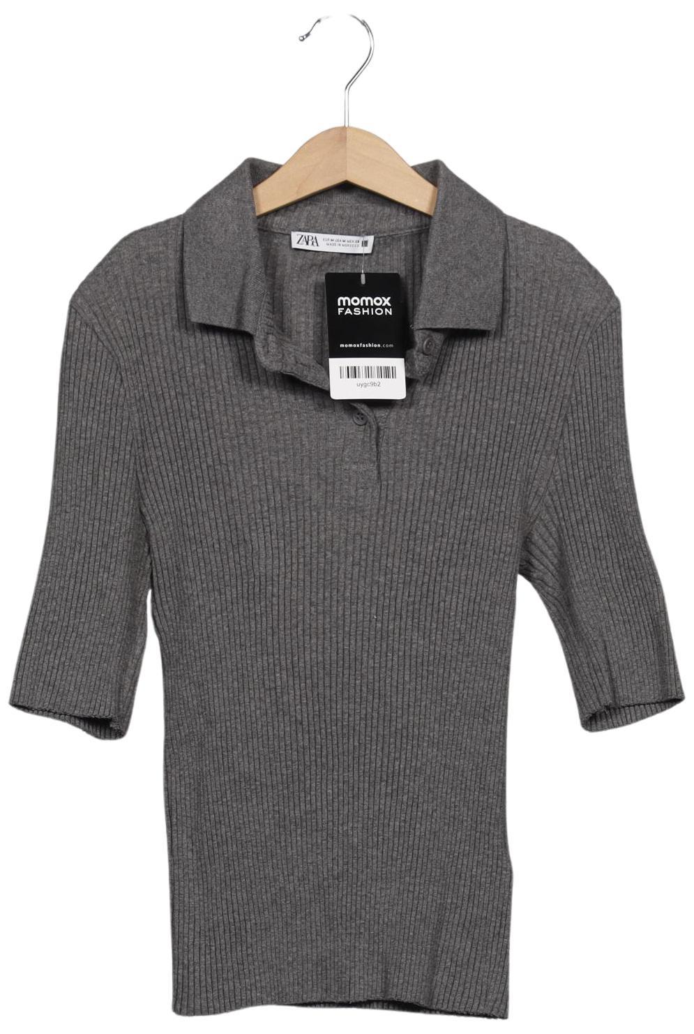 

Zara Damen Poloshirt, grau, Gr. 38