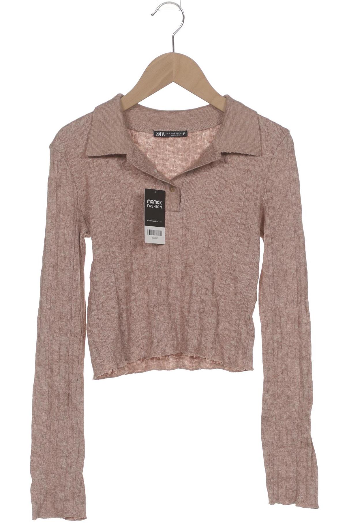 

Zara Damen Poloshirt, braun, Gr. 36