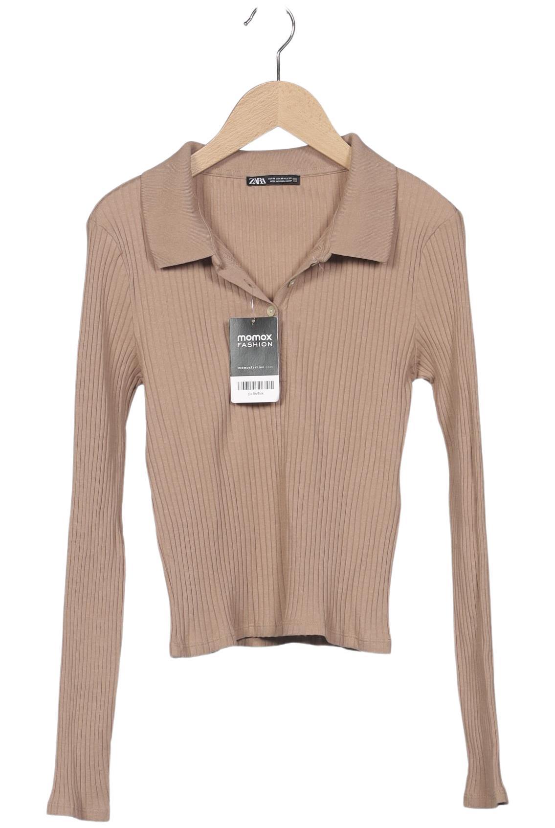 

Zara Damen Poloshirt, beige, Gr. 38
