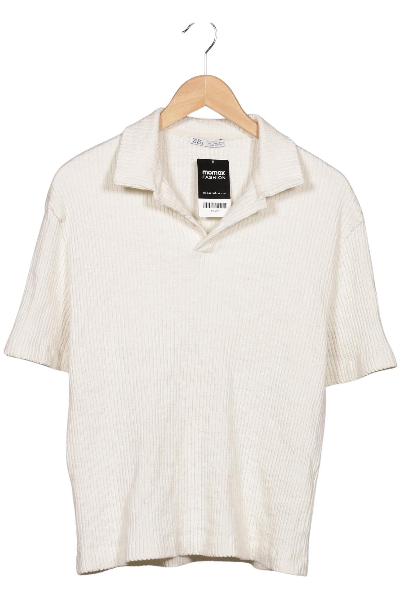 

Zara Damen Poloshirt, cremeweiß, Gr. 42