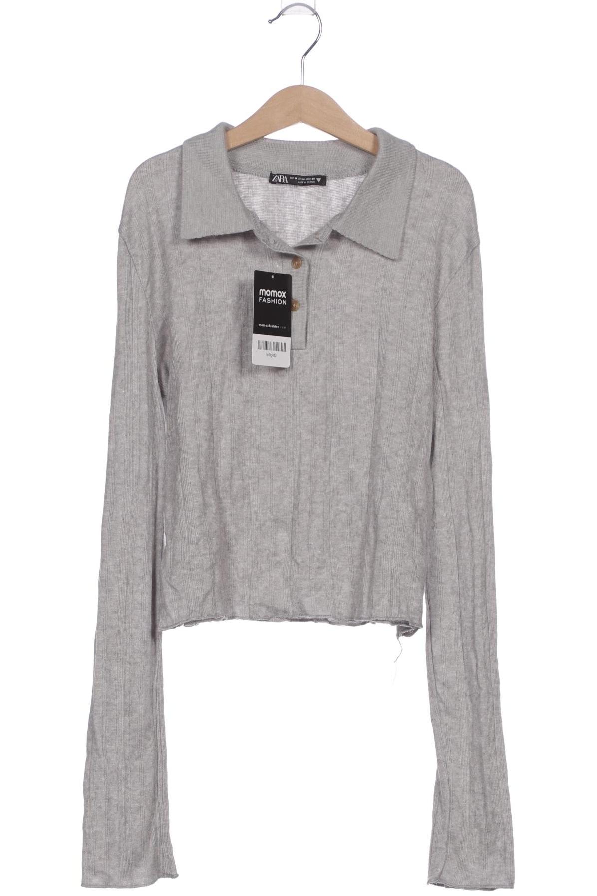 

Zara Damen Poloshirt, grau, Gr. 38