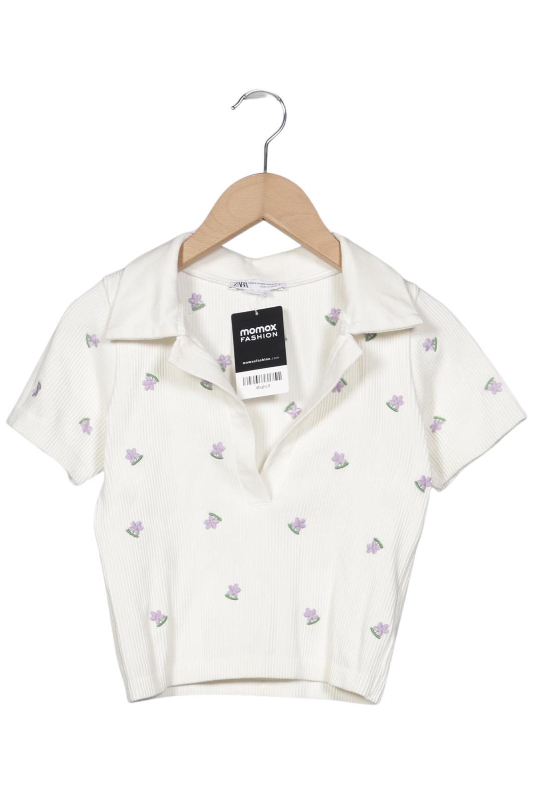 

Zara Damen Poloshirt, cremeweiß, Gr. 34