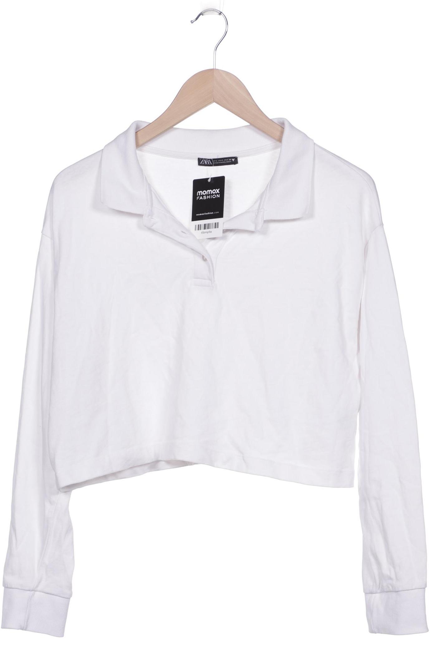 

ZARA Damen Poloshirt, weiß