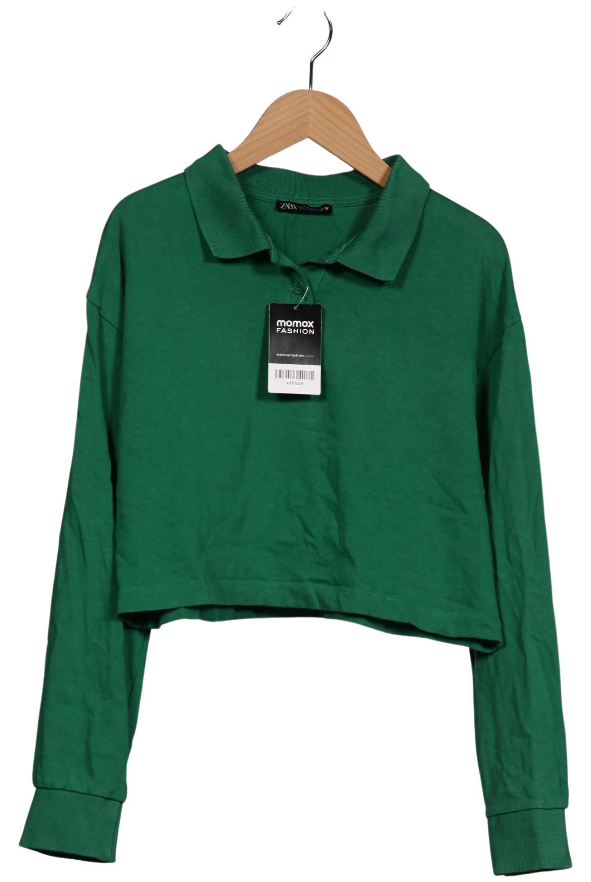 

Zara Damen Poloshirt, grün, Gr. 38