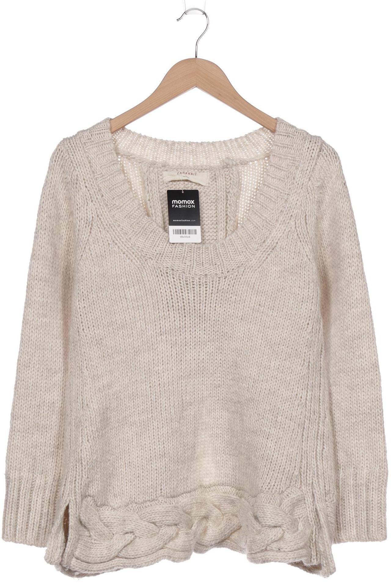 

Zara Damen Pullover, cremeweiß, Gr. 42