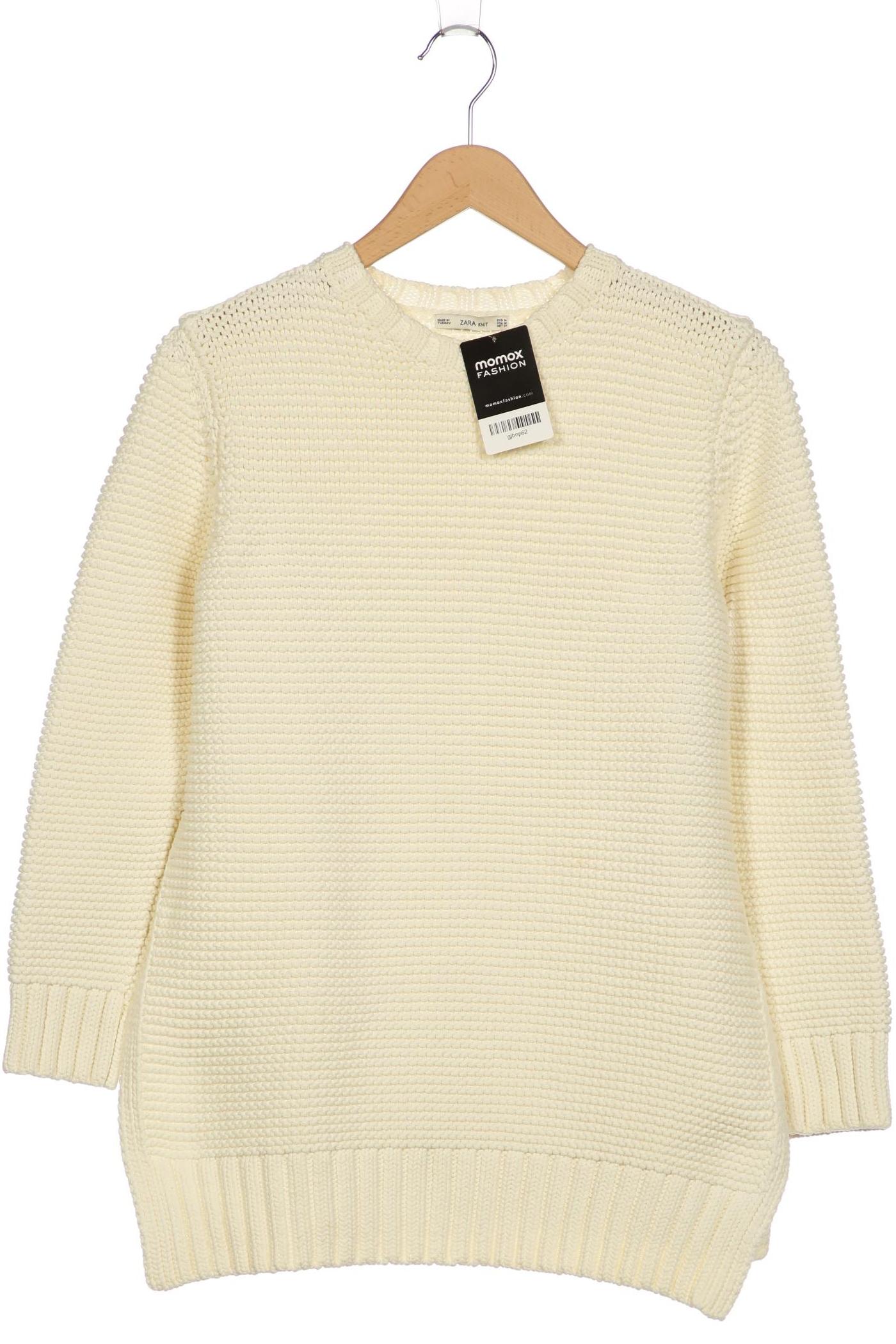 

Zara Damen Pullover, weiß, Gr. 38