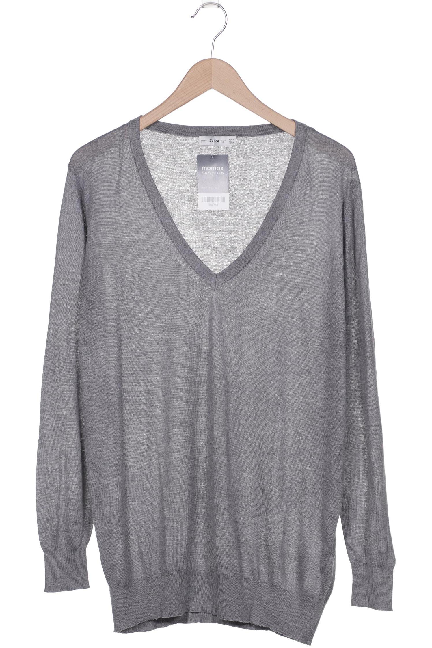 

ZARA Damen Pullover, grau