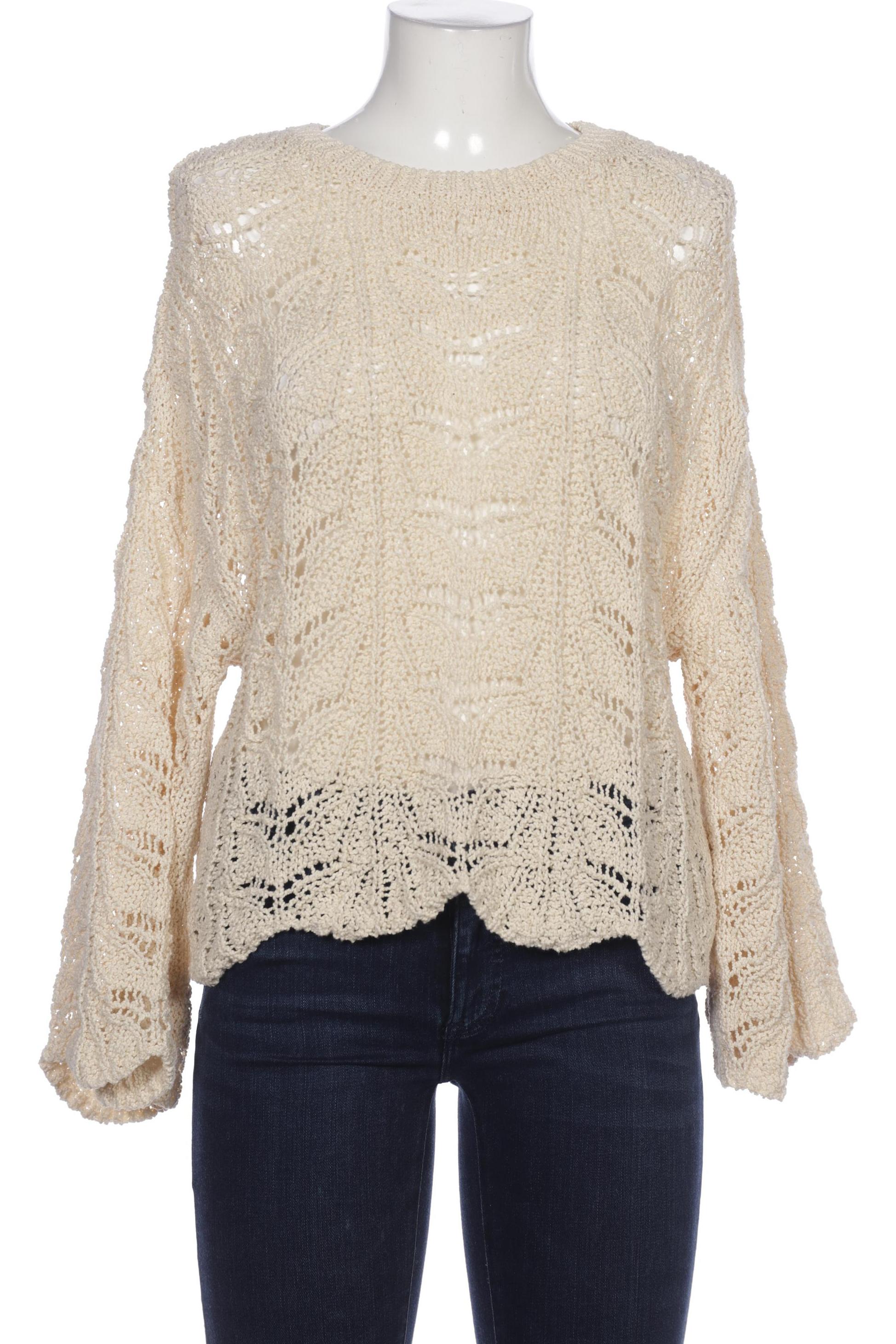

ZARA Damen Pullover, cremeweiß