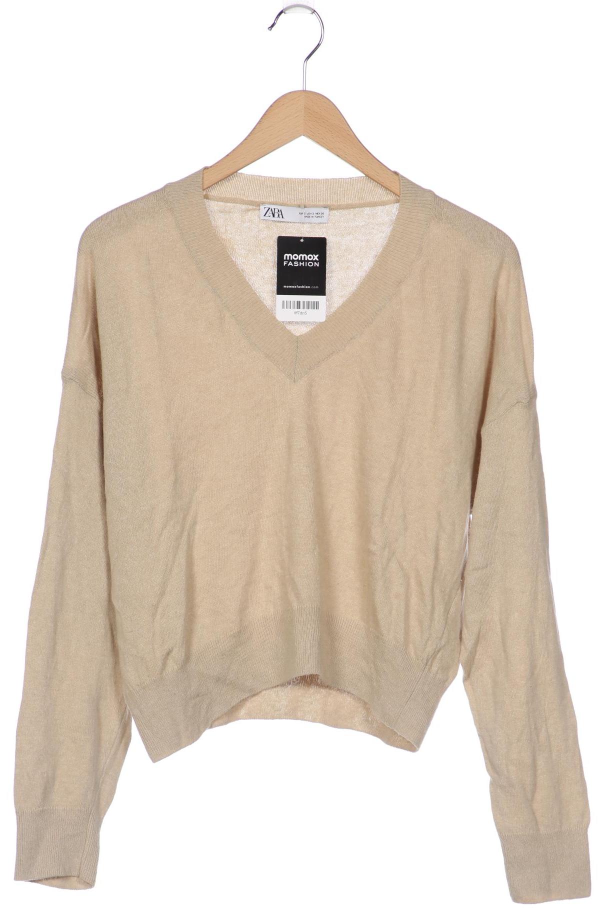 

Zara Damen Pullover, beige, Gr. 36