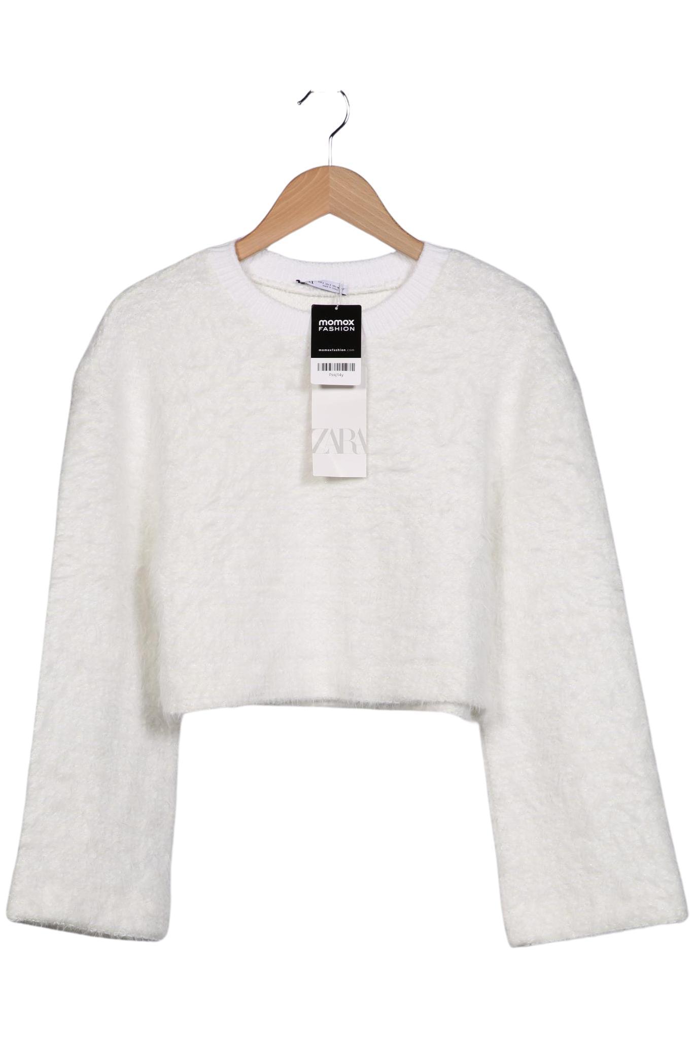 

Zara Damen Pullover, weiß, Gr. 36