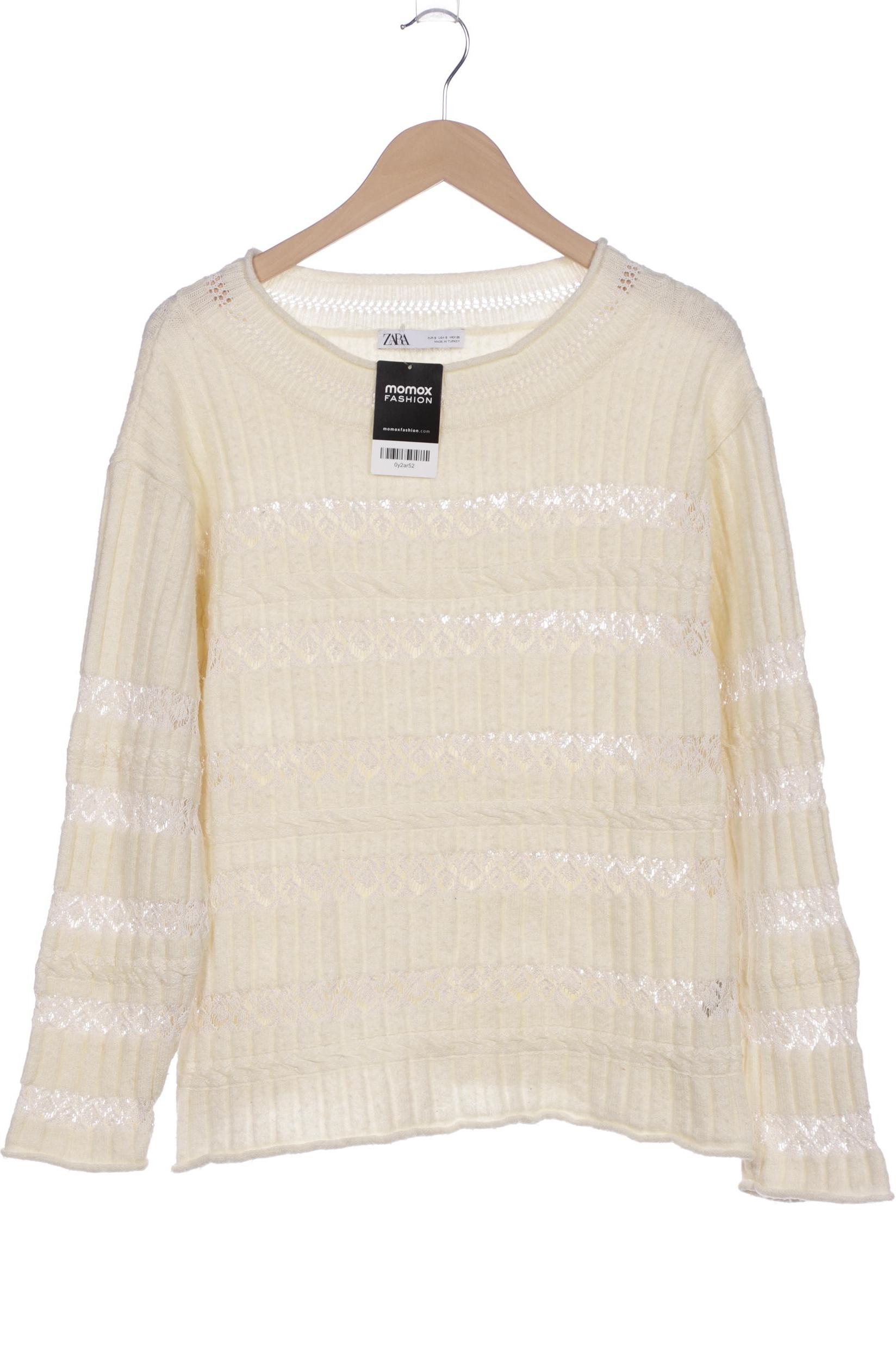 

Zara Damen Pullover, cremeweiß, Gr. 36