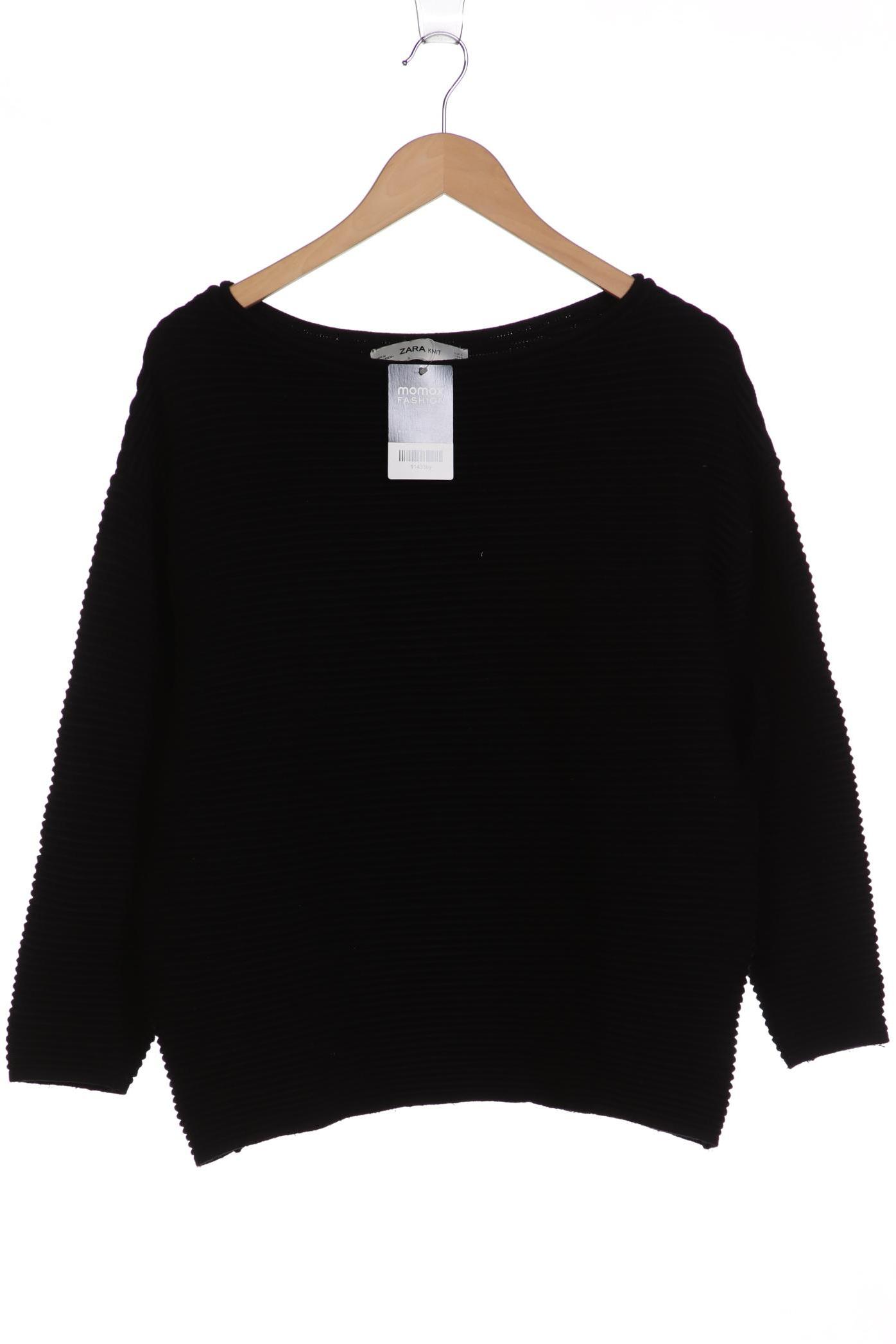 

ZARA Damen Pullover, schwarz