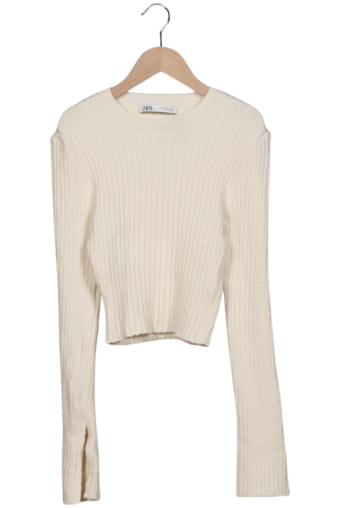 

Zara Damen Pullover, cremeweiß, Gr. 42
