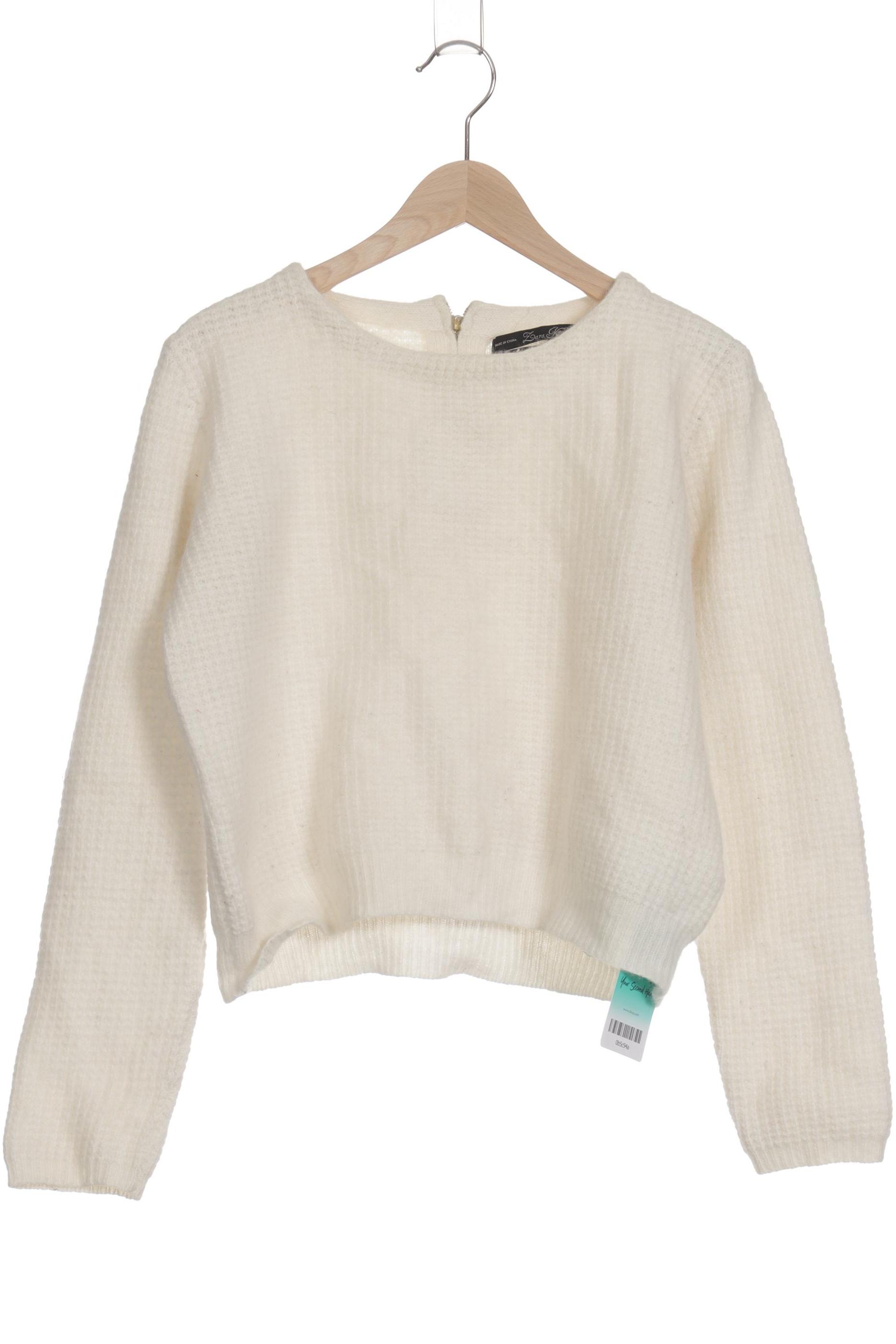 

Zara Damen Pullover, weiß, Gr. 38
