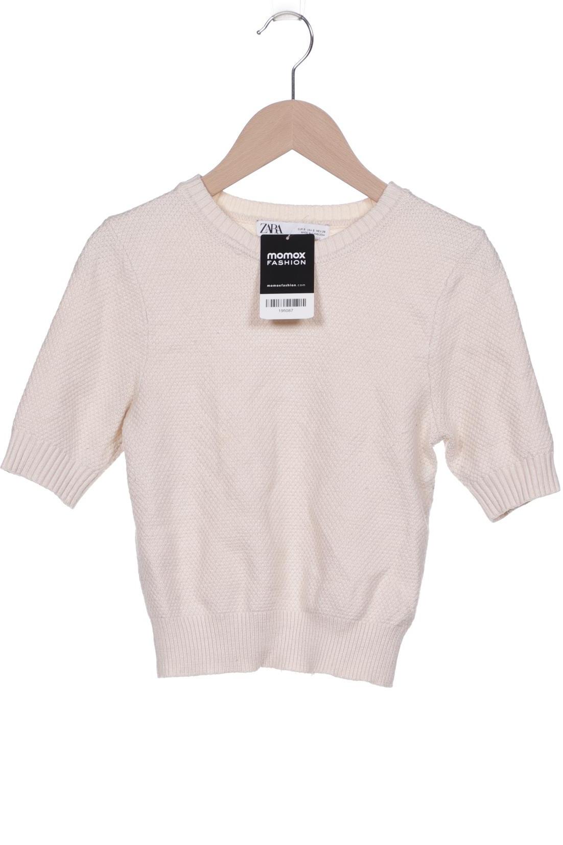 

ZARA Damen Pullover, cremeweiß