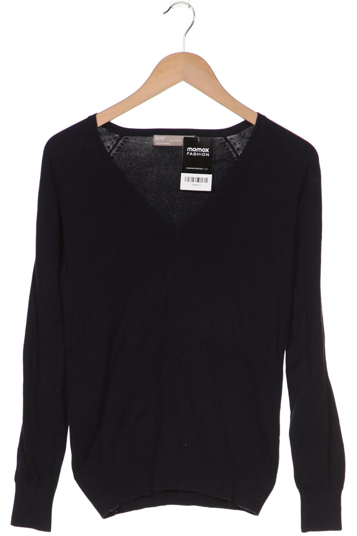 

ZARA Damen Pullover, marineblau