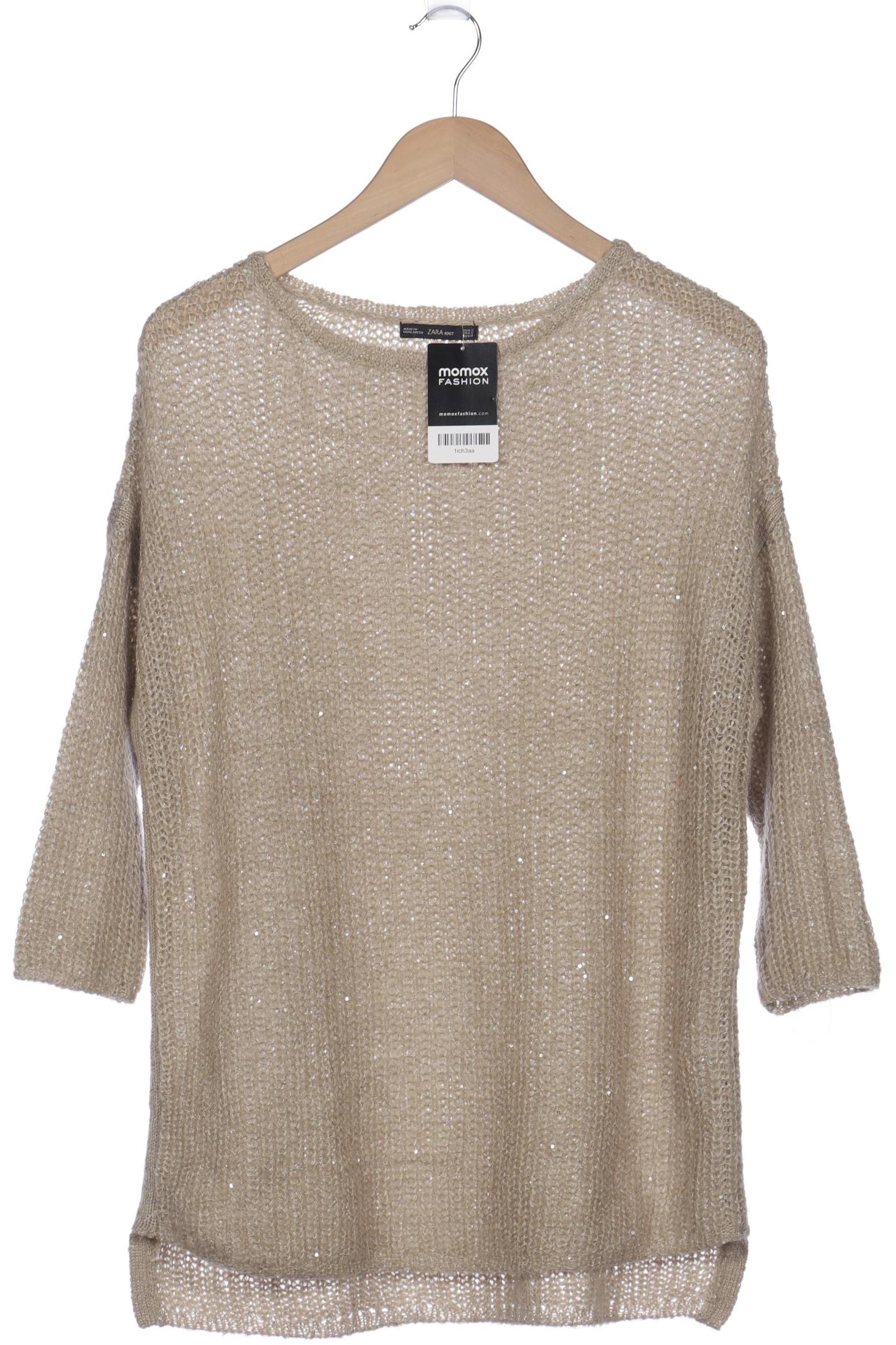 

ZARA Damen Pullover, beige