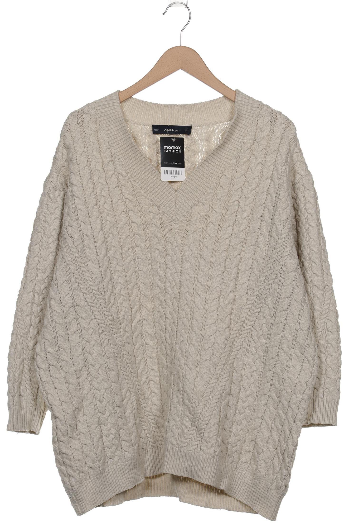 

Zara Damen Pullover, cremeweiß, Gr. 38