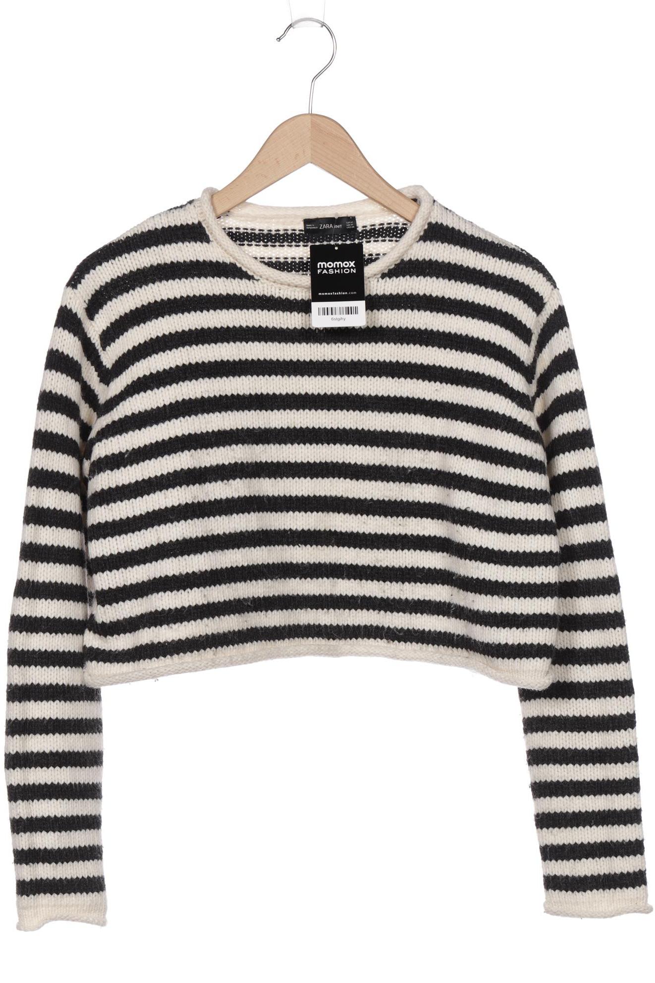 

Zara Damen Pullover, weiß, Gr. 38
