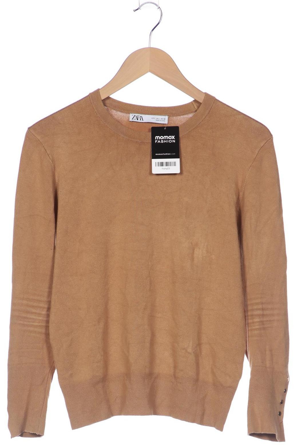 

ZARA Damen Pullover, beige