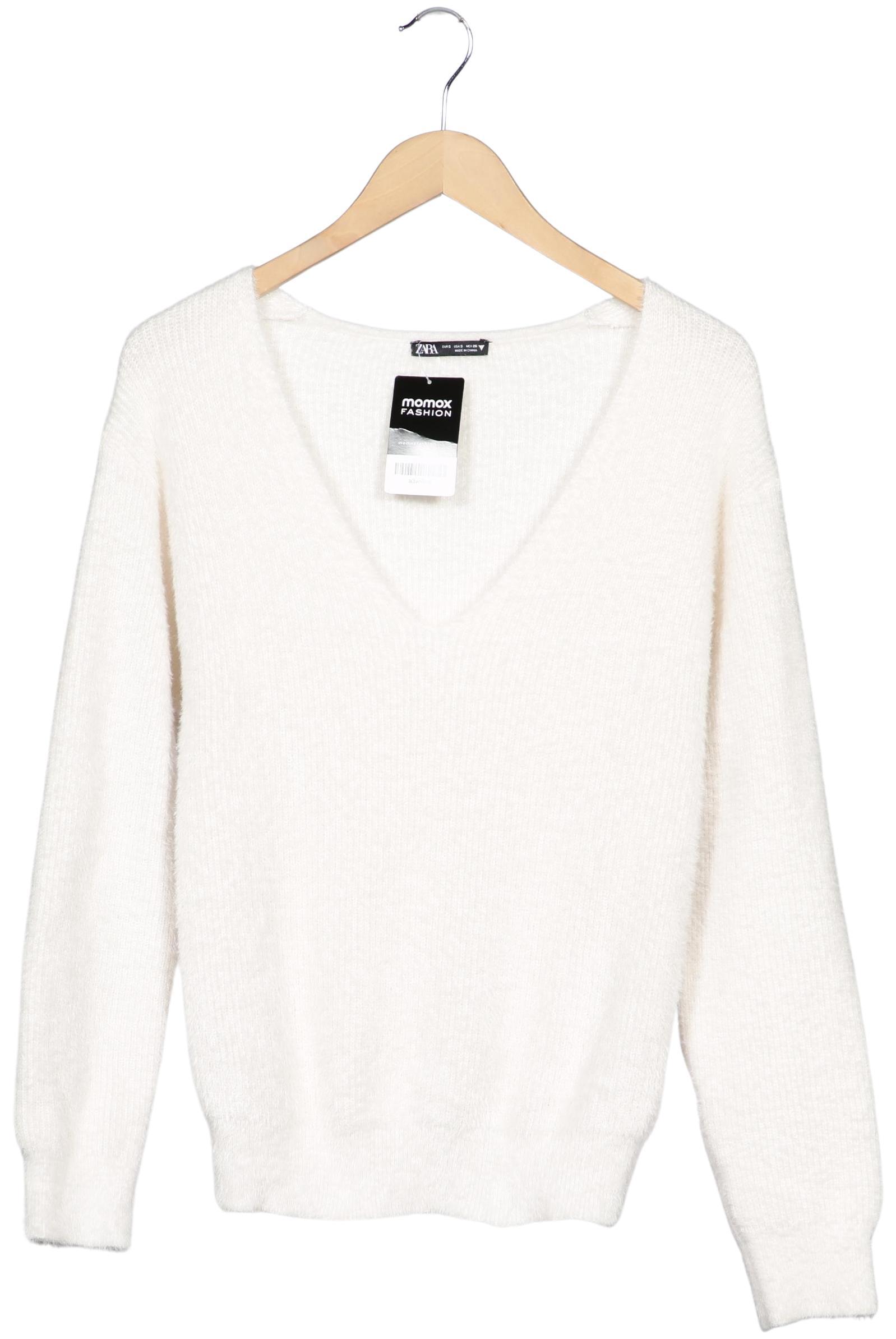 

Zara Damen Pullover, cremeweiß, Gr. 36
