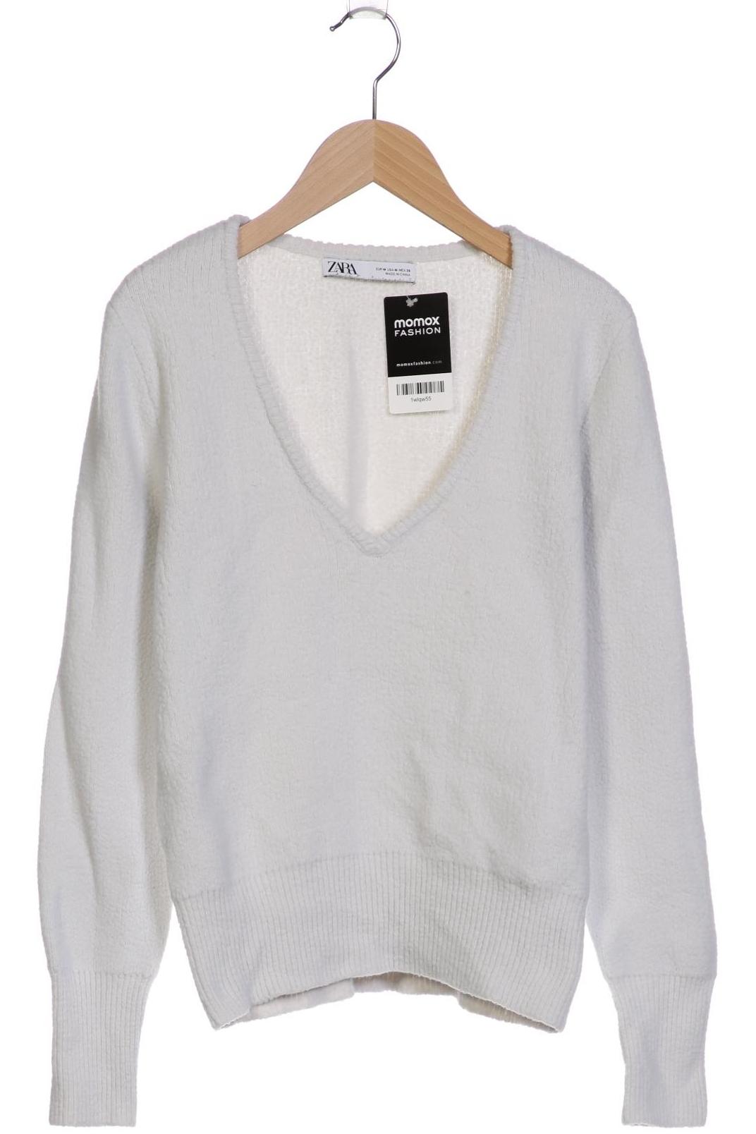 

Zara Damen Pullover, weiß, Gr. 38
