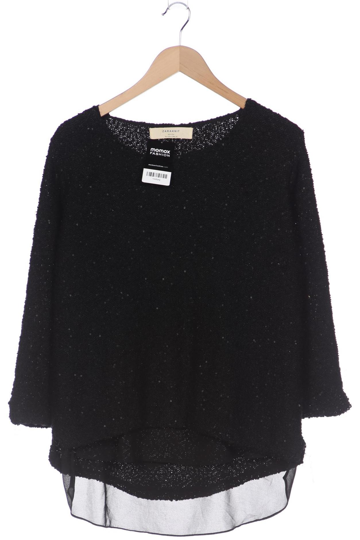 

ZARA Damen Pullover, schwarz