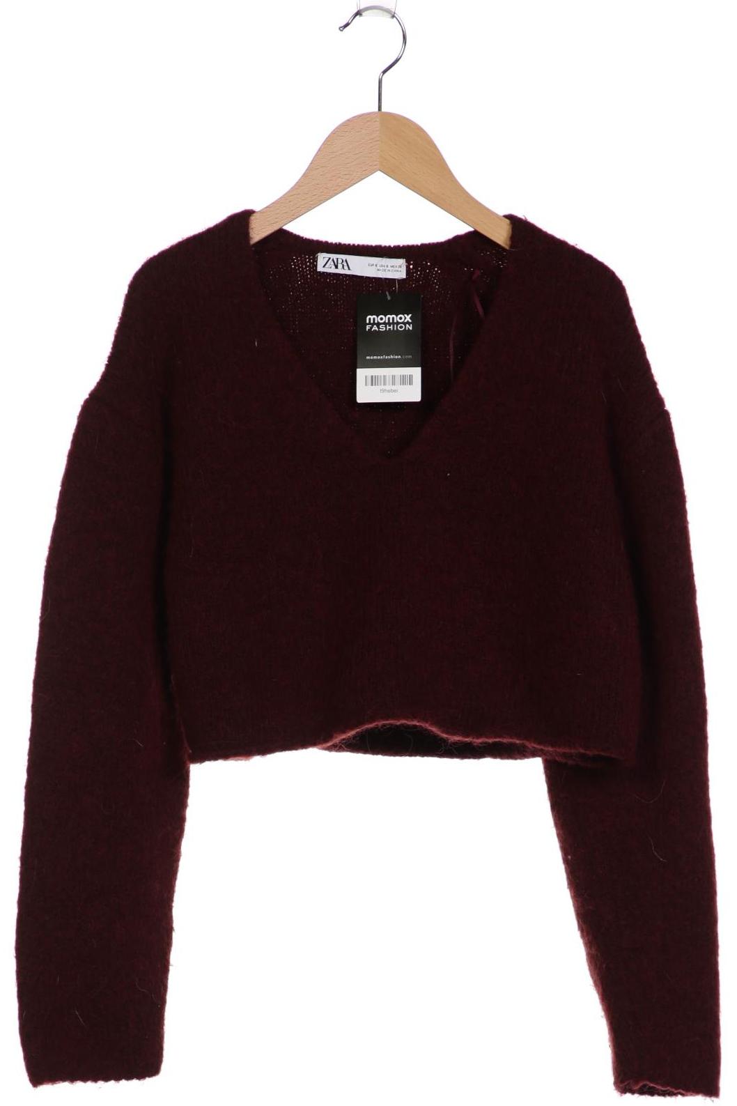 

Zara Damen Pullover, bordeaux, Gr. 36
