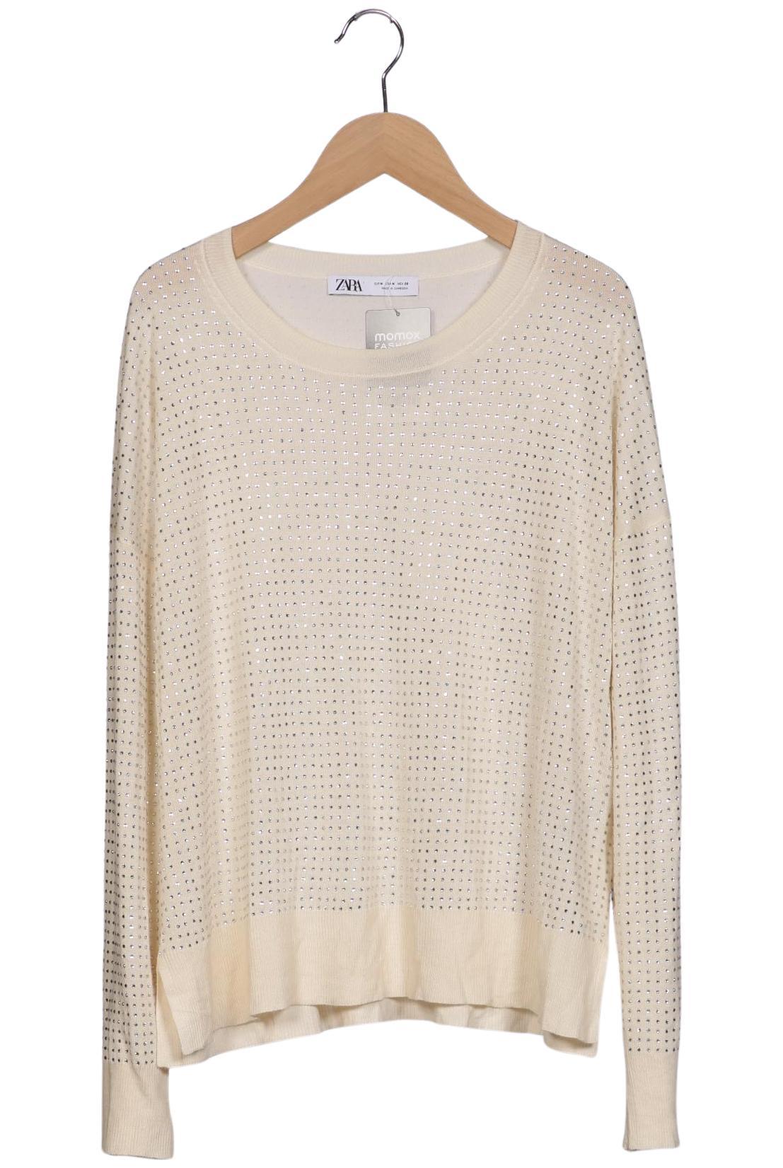 

Zara Damen Pullover, cremeweiß, Gr. 38