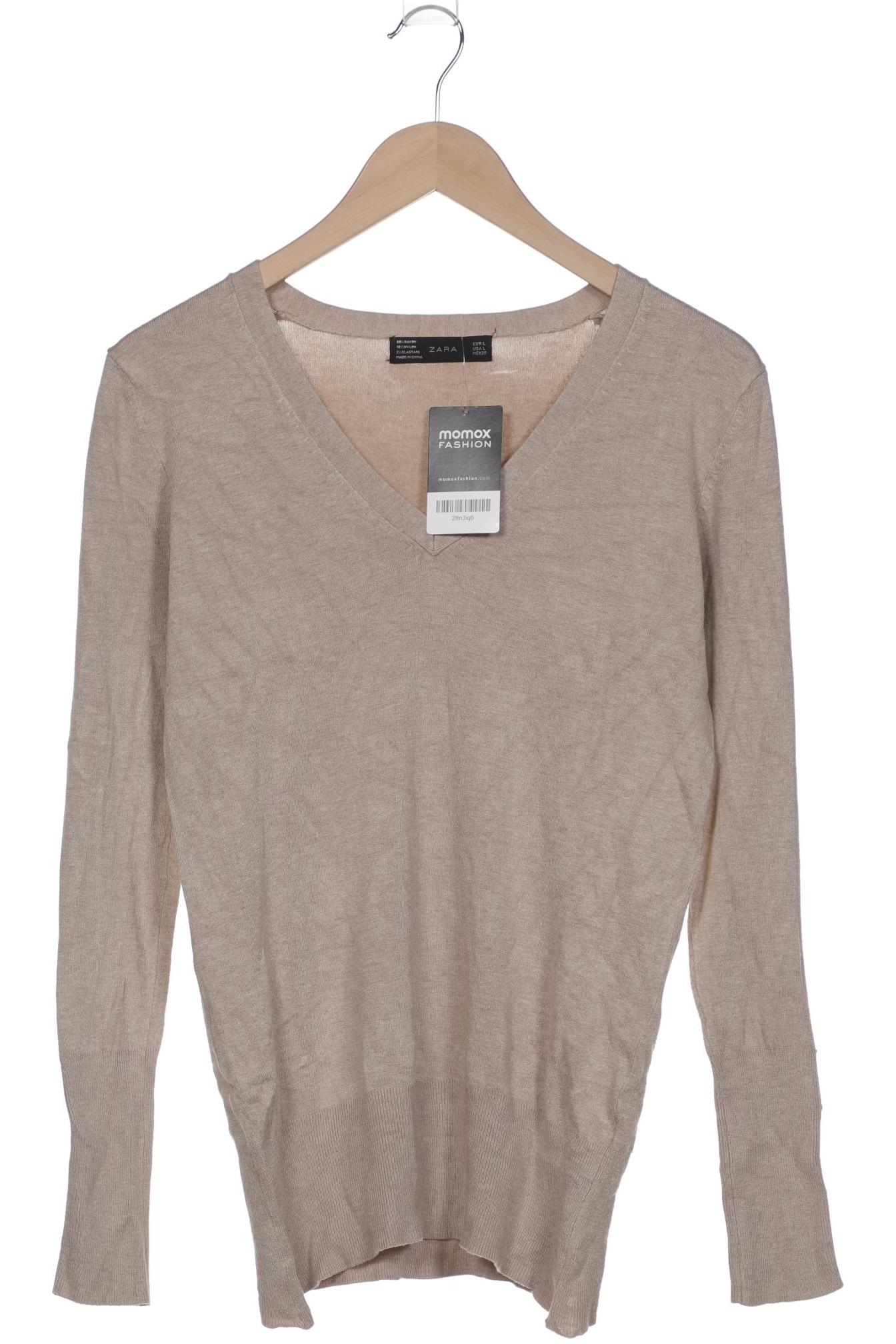 

Zara Damen Pullover, beige, Gr. 42