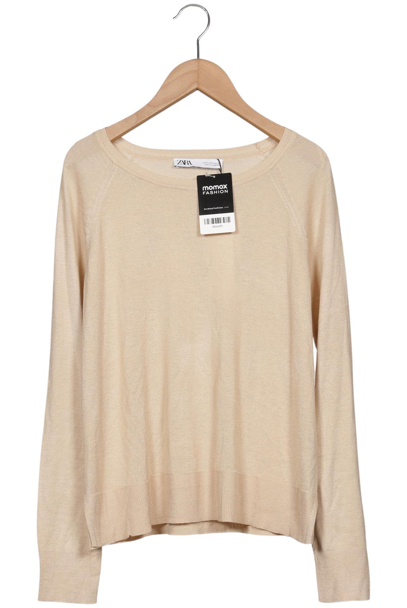 

Zara Damen Pullover, beige, Gr. 36