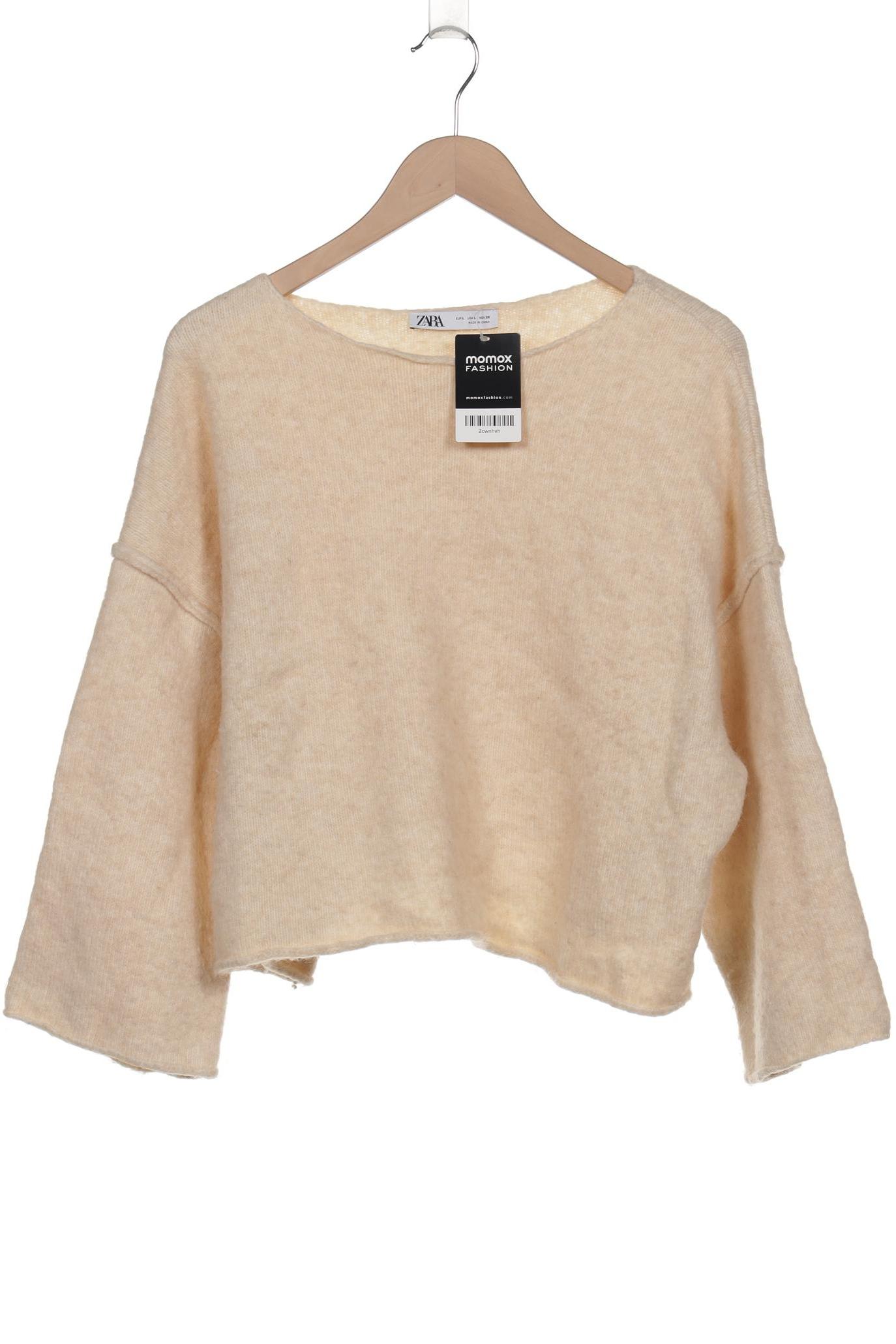 

Zara Damen Pullover, cremeweiß, Gr. 42