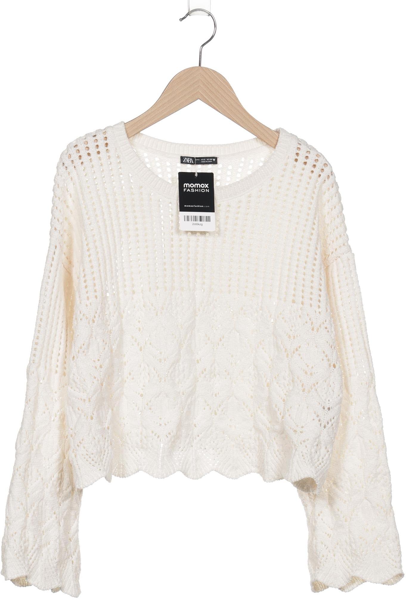 

Zara Damen Pullover, cremeweiß, Gr. 36