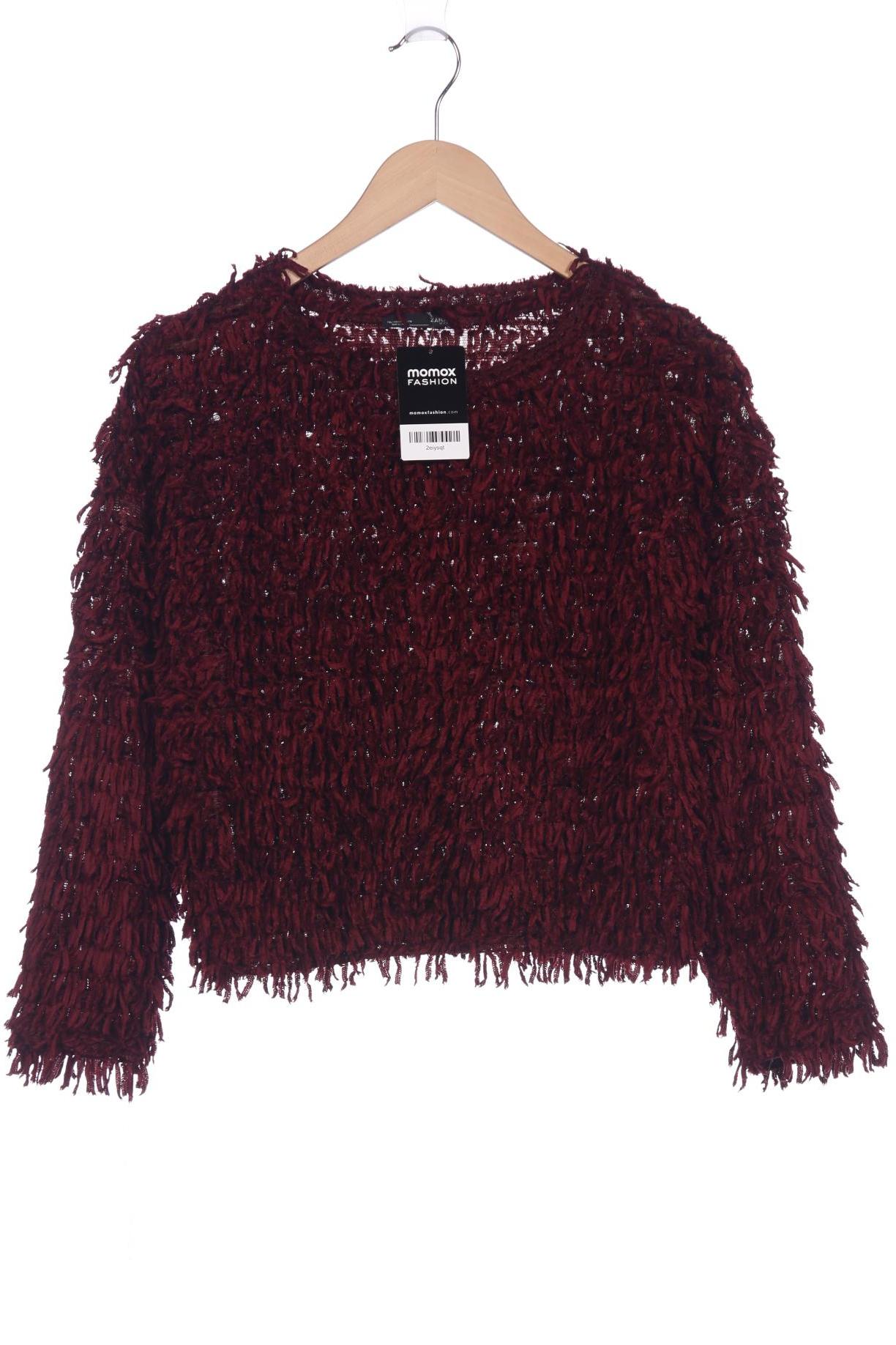 

Zara Damen Pullover, bordeaux, Gr. 38