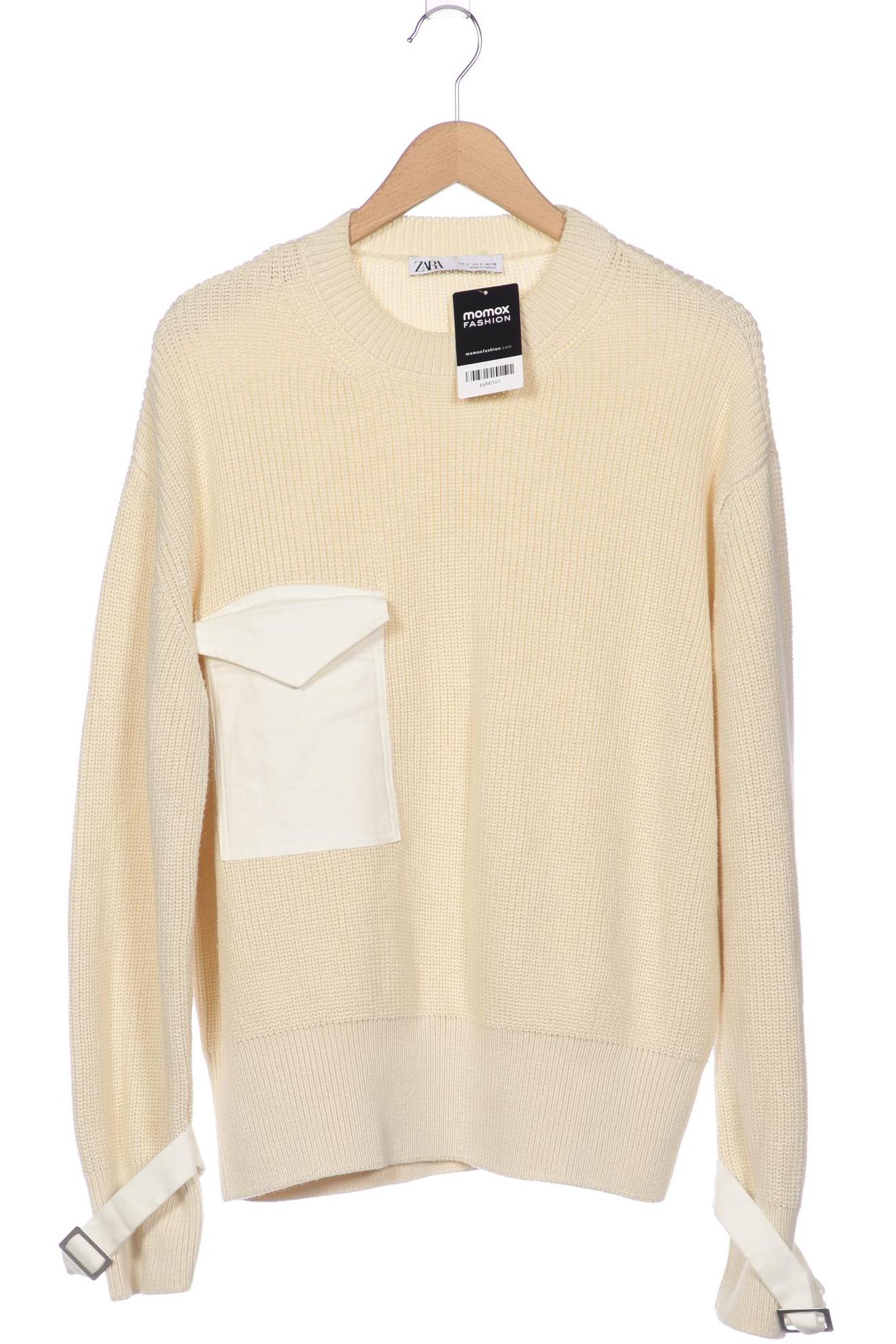 

Zara Damen Pullover, cremeweiß, Gr. 36