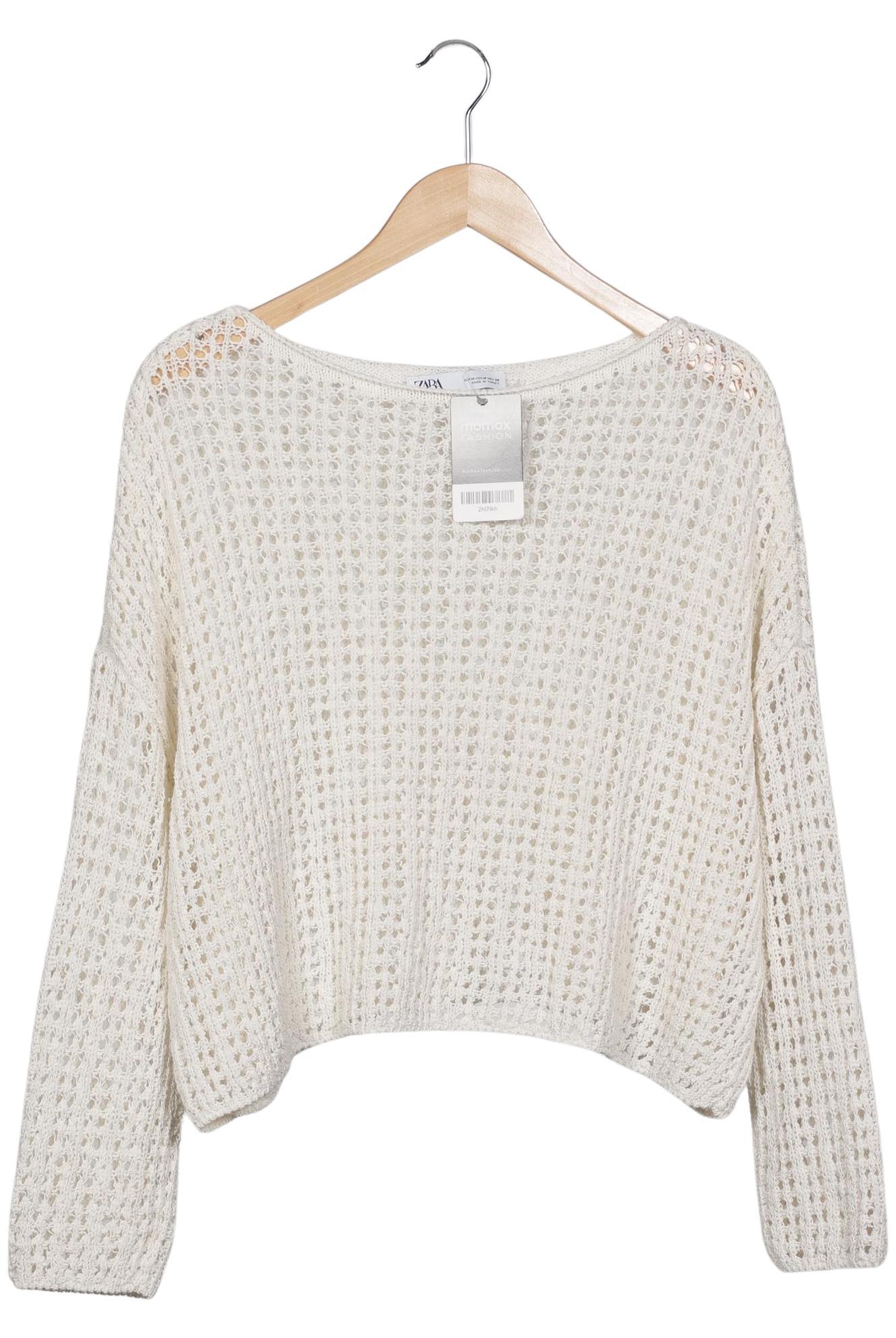 

Zara Damen Pullover, cremeweiß, Gr. 38