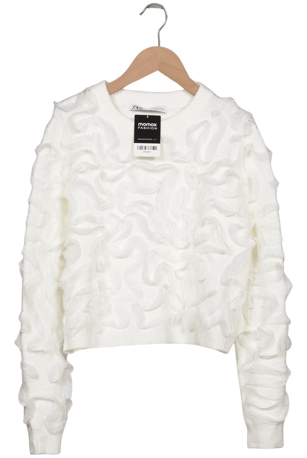 

Zara Damen Pullover, cremeweiß, Gr. 36