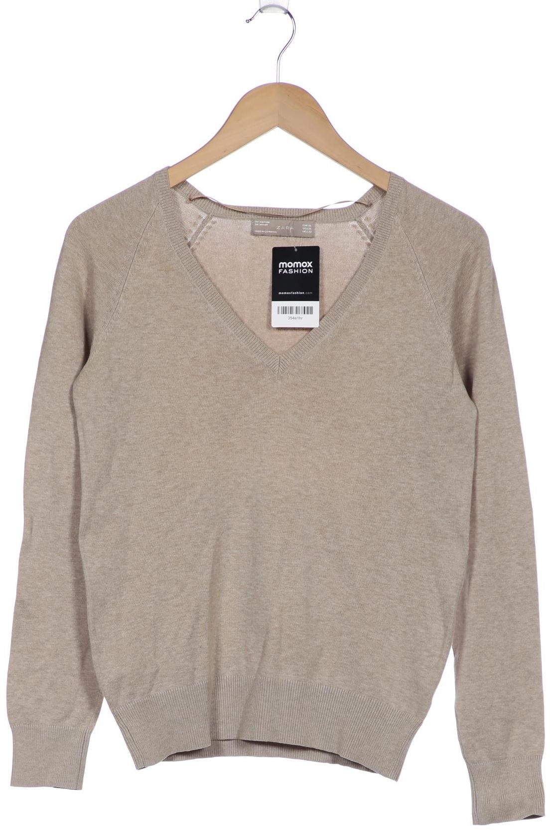 

ZARA Damen Pullover, beige