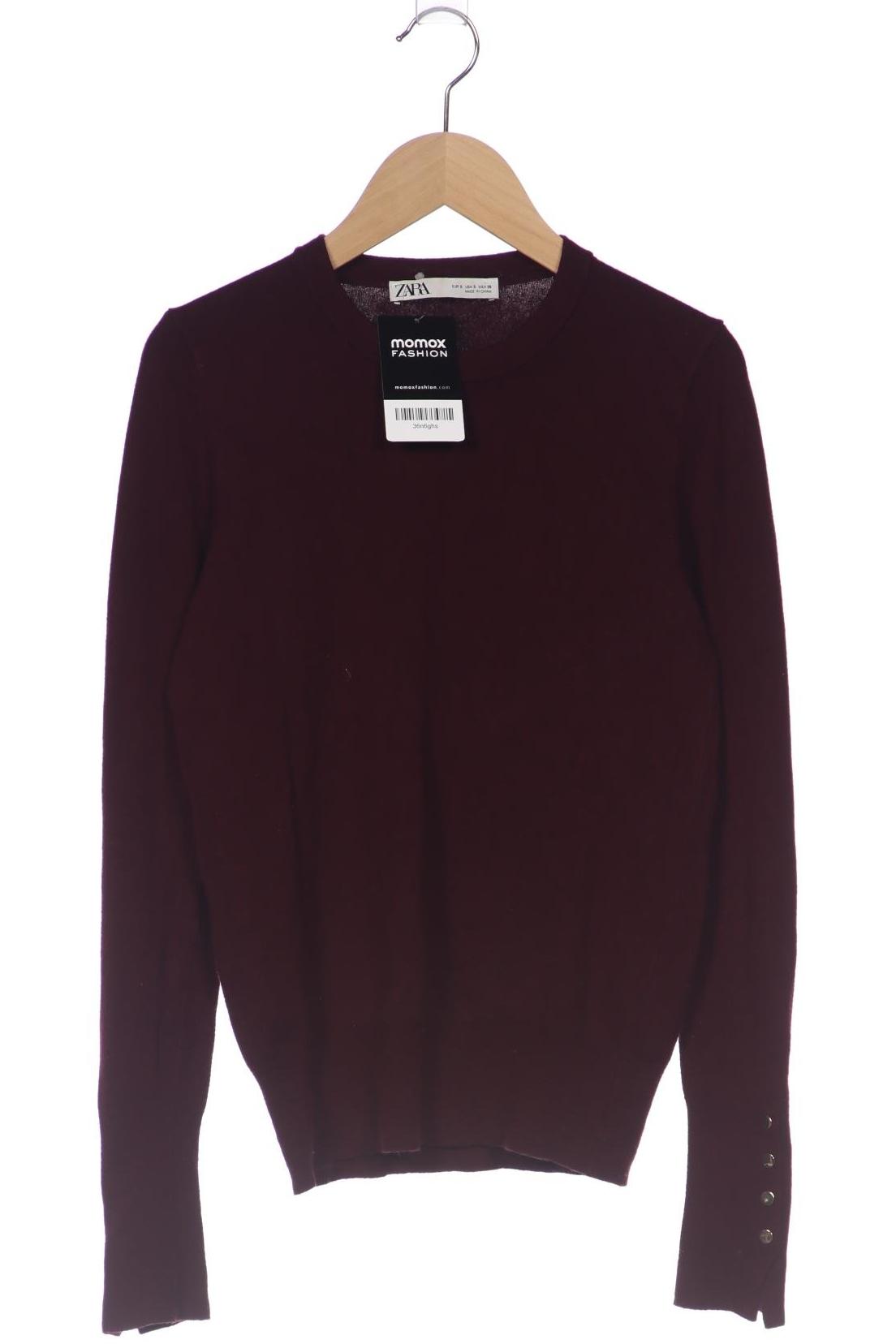 

Zara Damen Pullover, bordeaux, Gr. 36