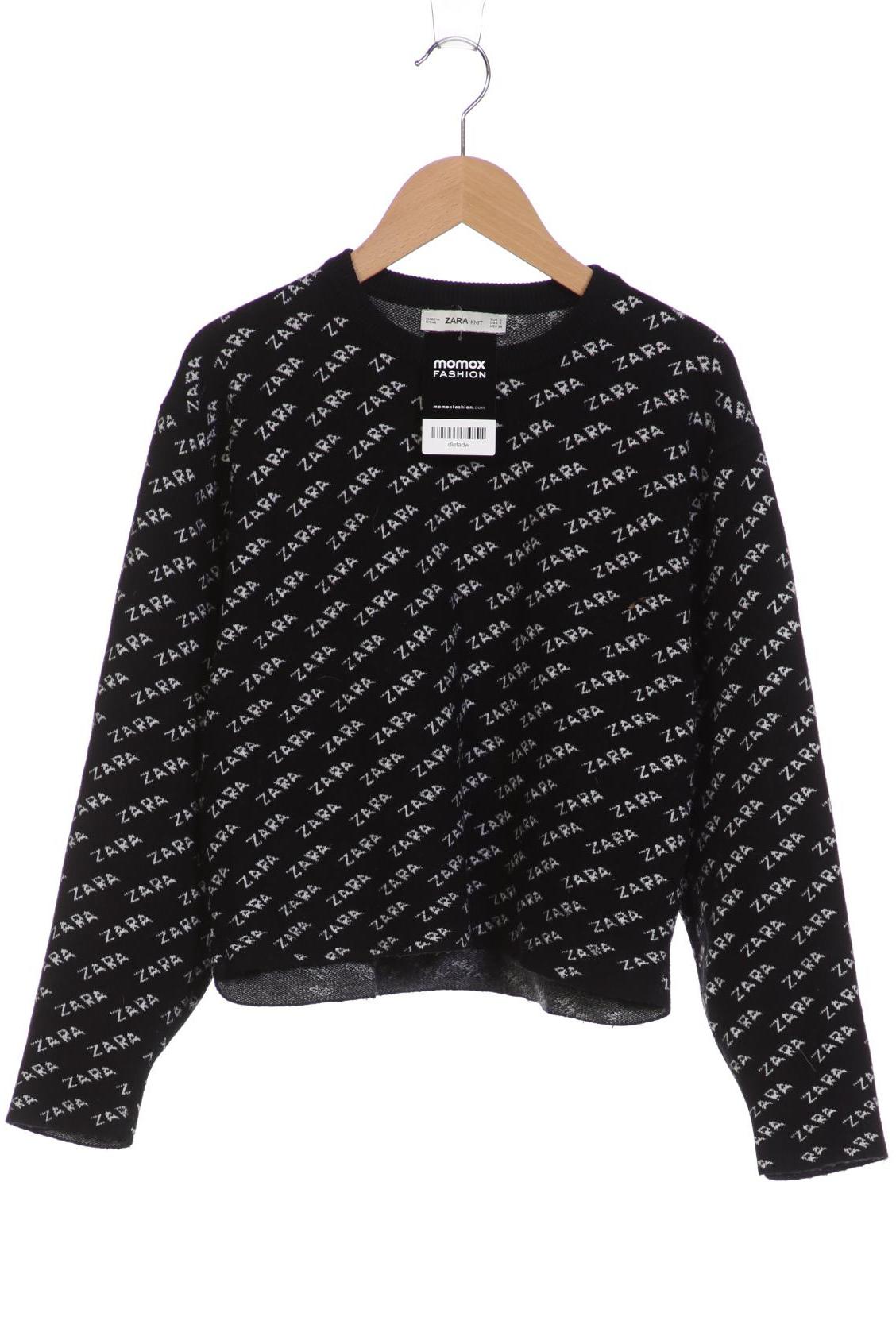 

ZARA Damen Pullover, schwarz