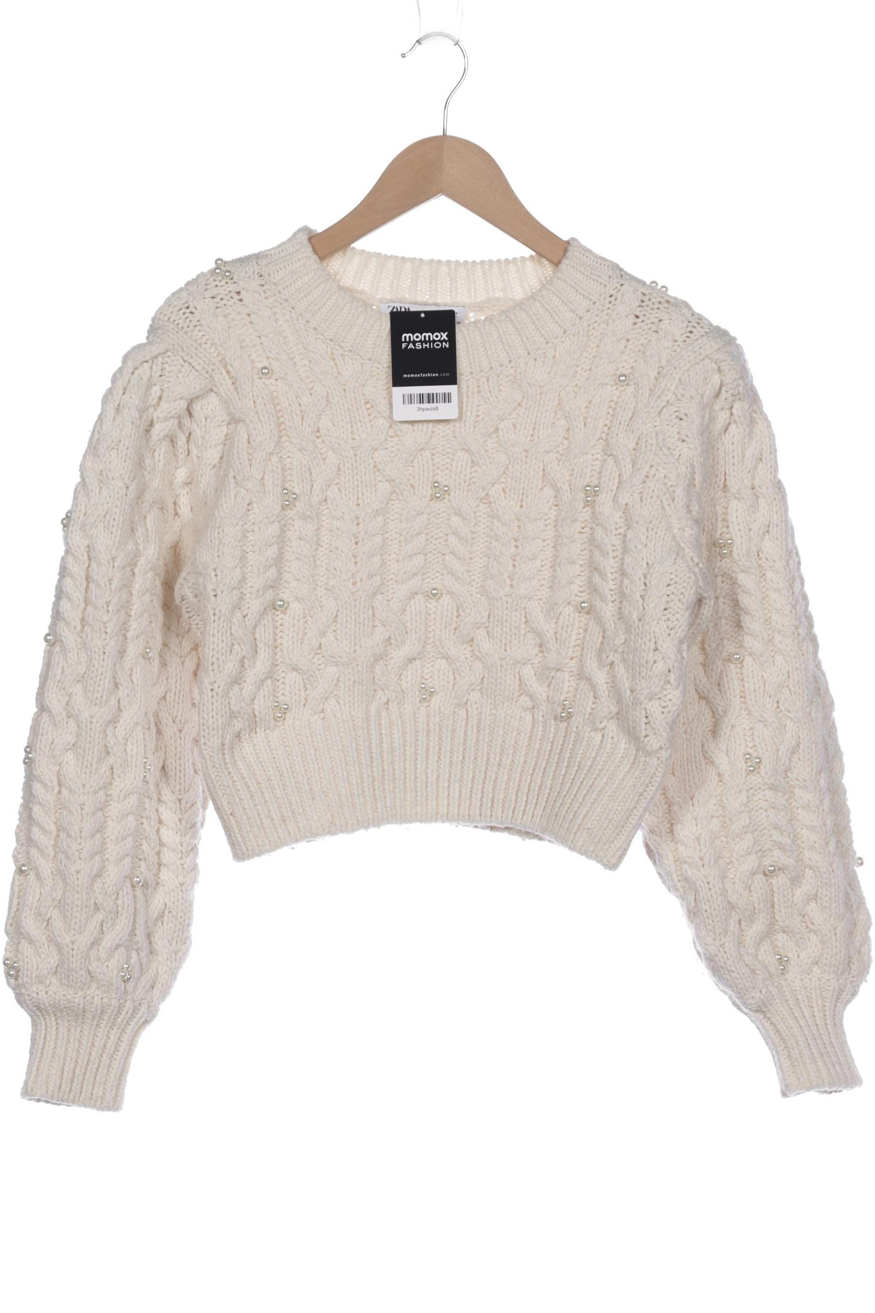 

Zara Damen Pullover, cremeweiß, Gr. 38