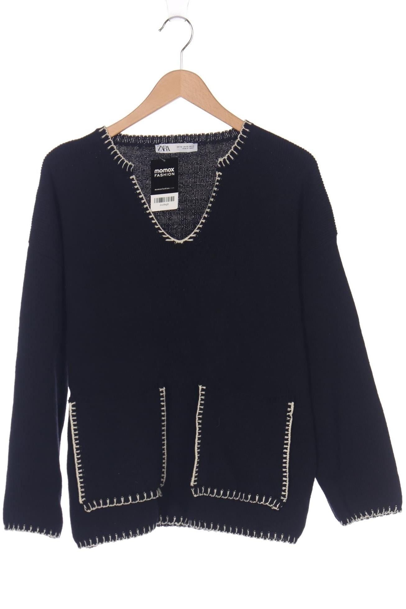 

Zara Damen Pullover, marineblau, Gr. 34