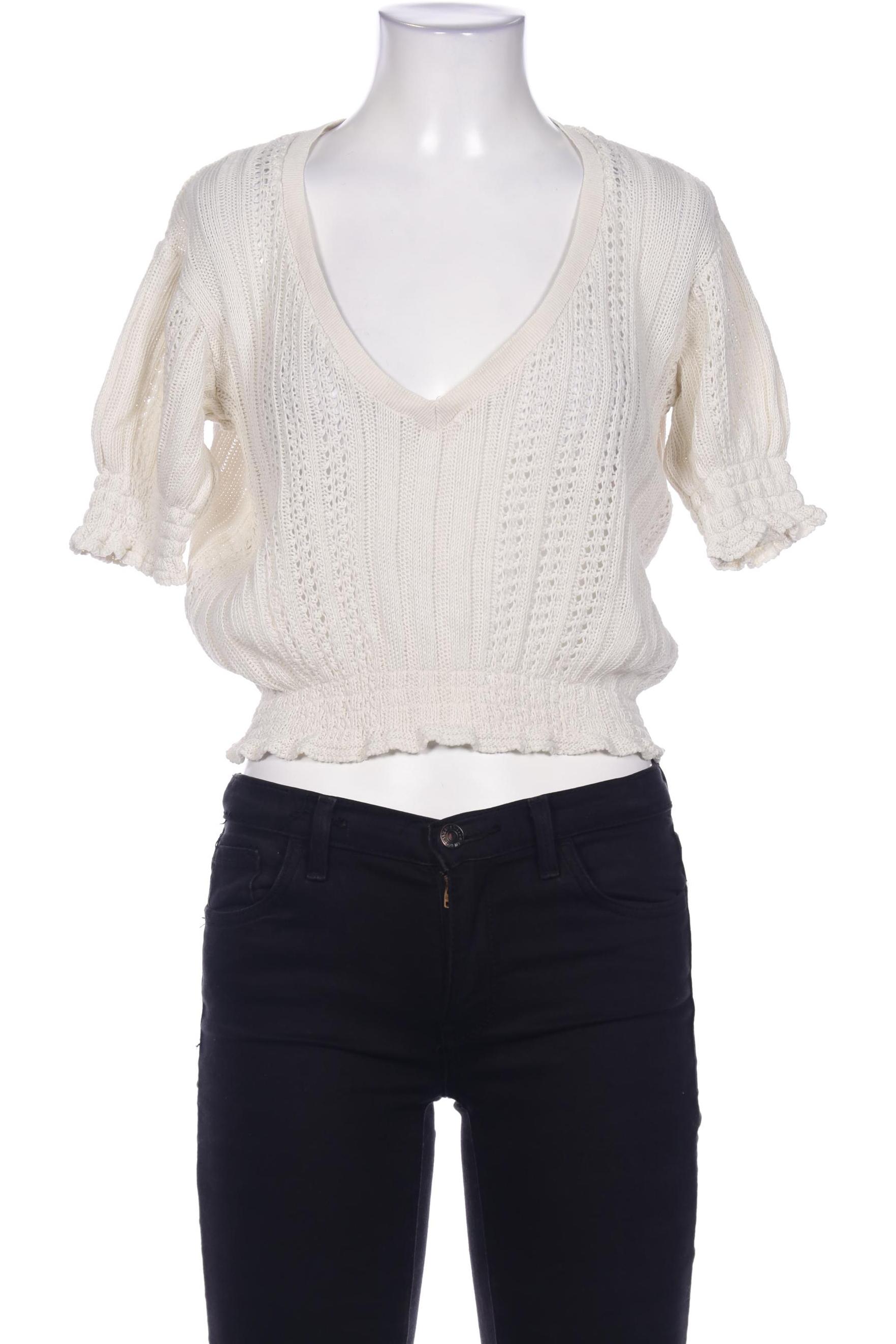 

Zara Damen Pullover, weiß, Gr. 36