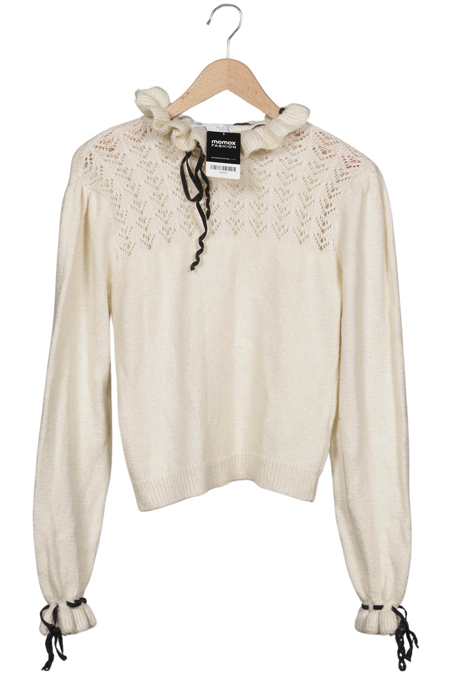 

Zara Damen Pullover, cremeweiß, Gr. 42