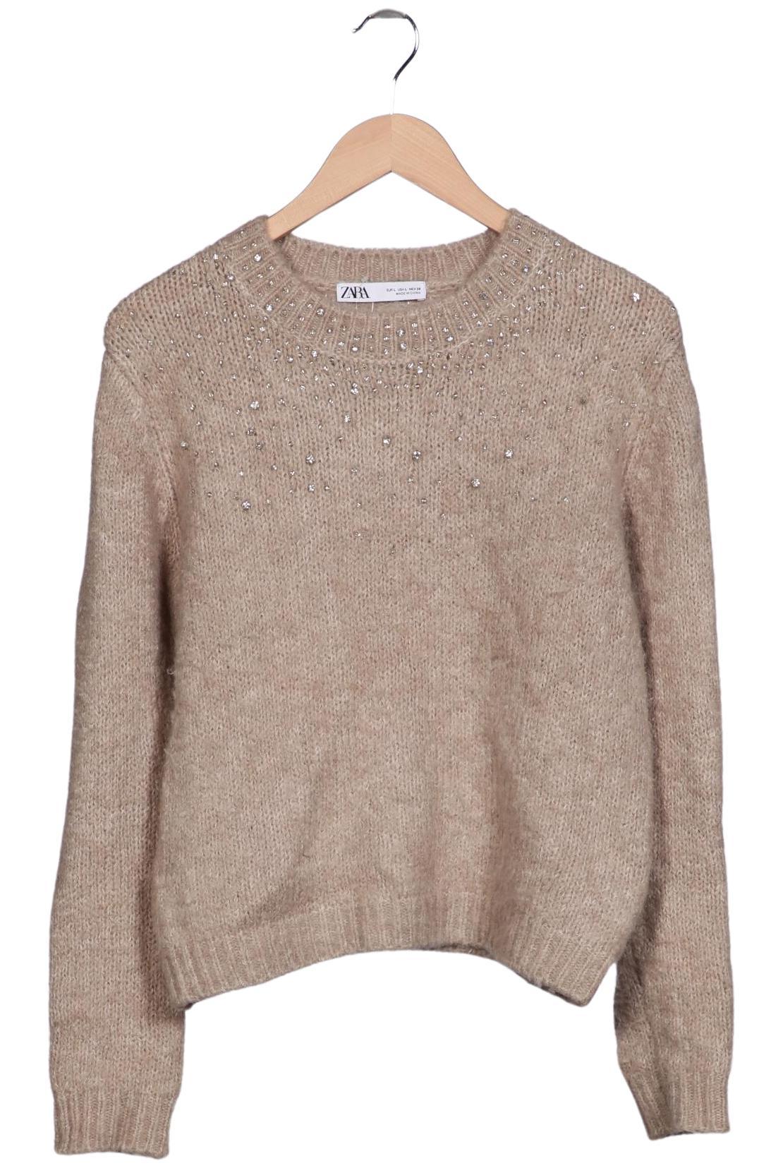 

Zara Damen Pullover, beige, Gr. 42