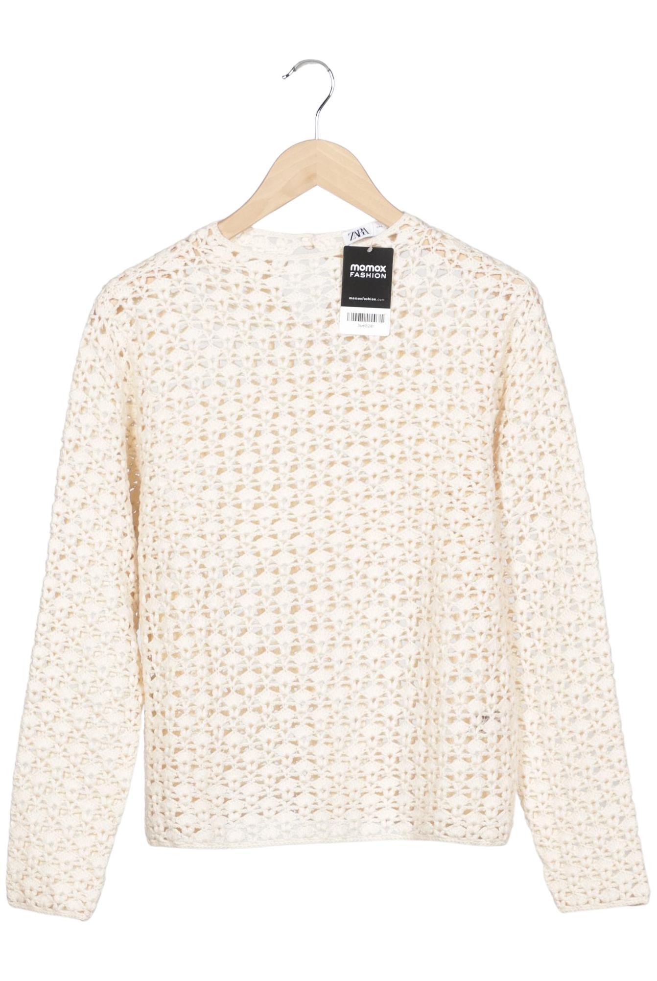 

Zara Damen Pullover, cremeweiß, Gr. 42