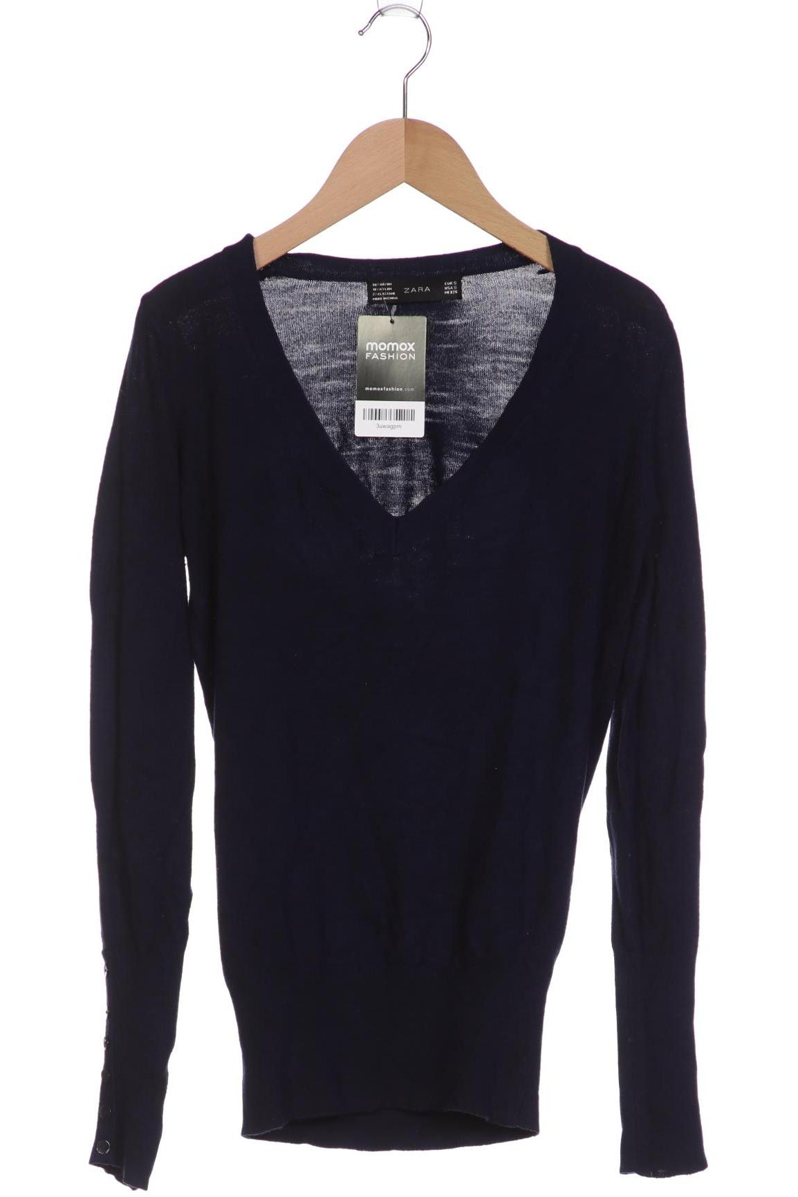 

ZARA Damen Pullover, marineblau